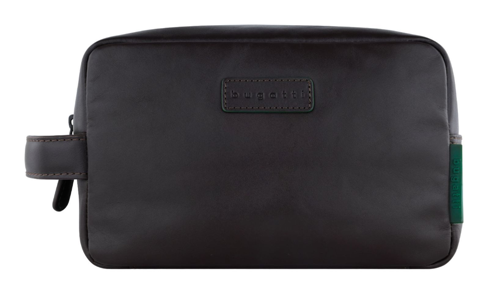 bugatti Kulturbeutel Washbag, aus echtem Rindsleder