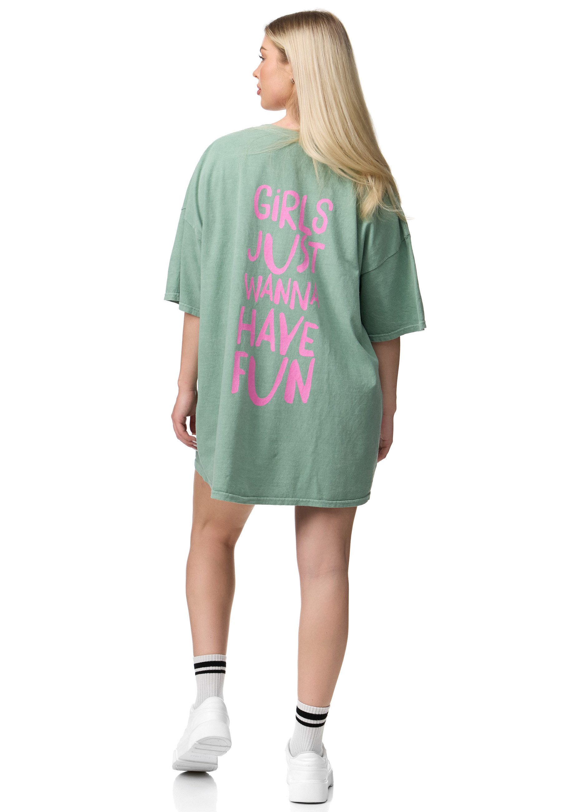 Worldclassca T-Shirt Worldclassca Oversized Girls Print günstig online kaufen