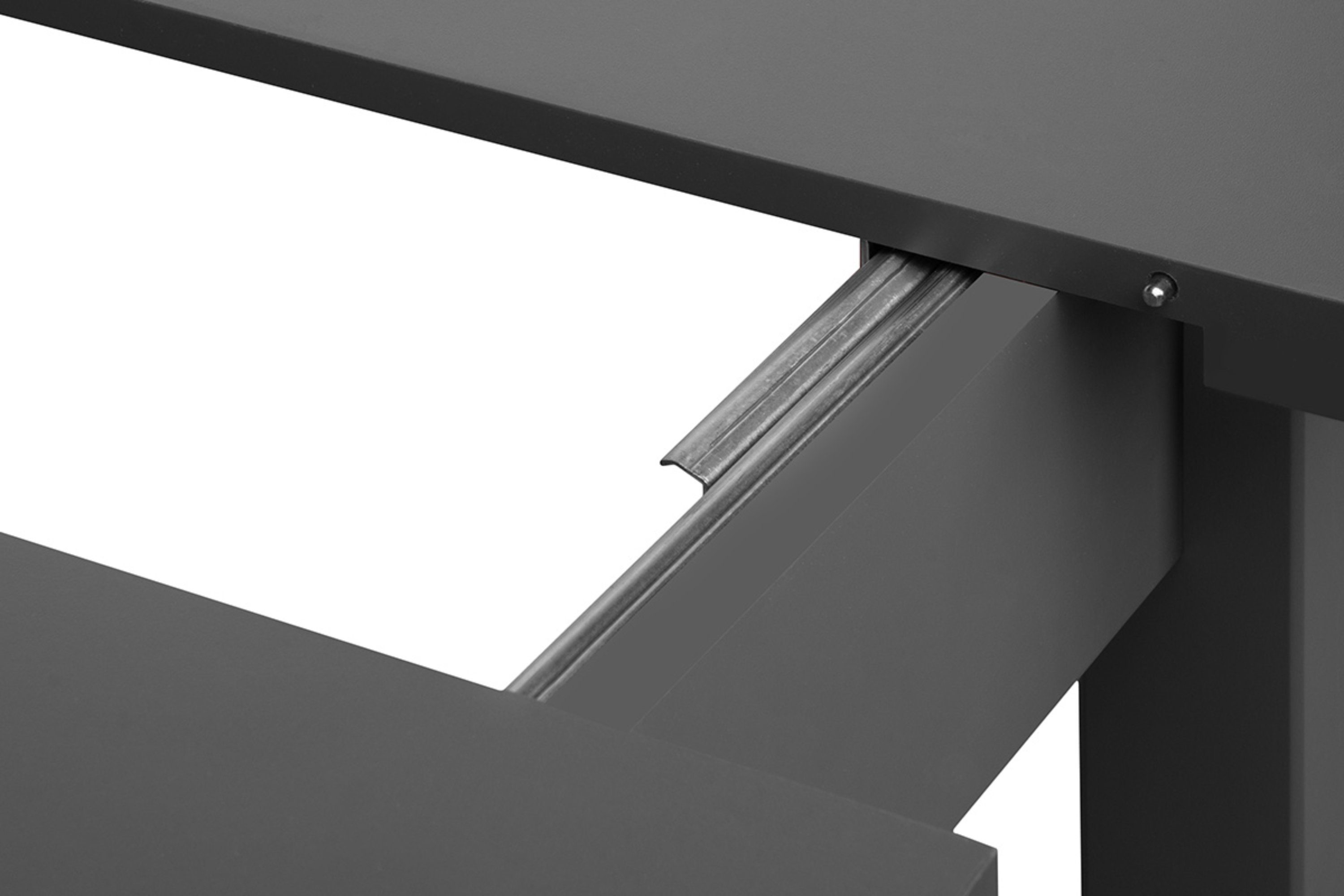 KONSIMO® Esstisch SALUTO Esszimmertisch Küchentisch 80x80cm, ausziehbar bis 110cm, quadratisch