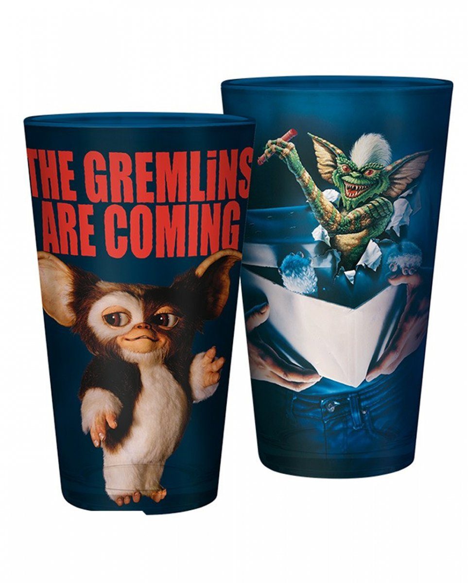 are The als Horror-Shop Trinkglas Gremlins Glas Geschirr-Set Coming Geschenkarti,