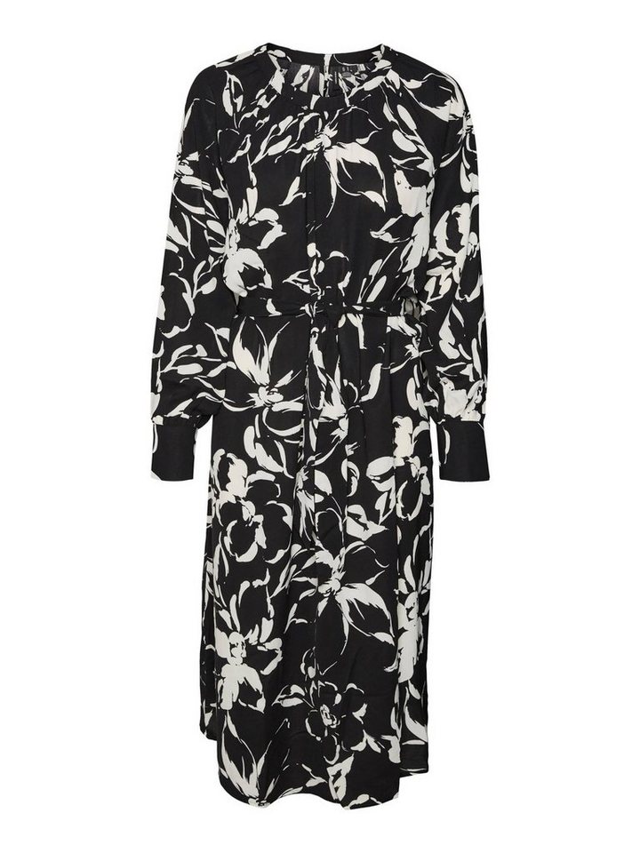 Vero Moda Blusenkleid (1-tlg) Drapiert/gerafft, Eingefasster Ausschnitt