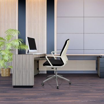 hjh OFFICE Drehstuhl Profi Bürostuhl ESTRA Stoff (1 St), Schreibtischstuhl ergonomisch
