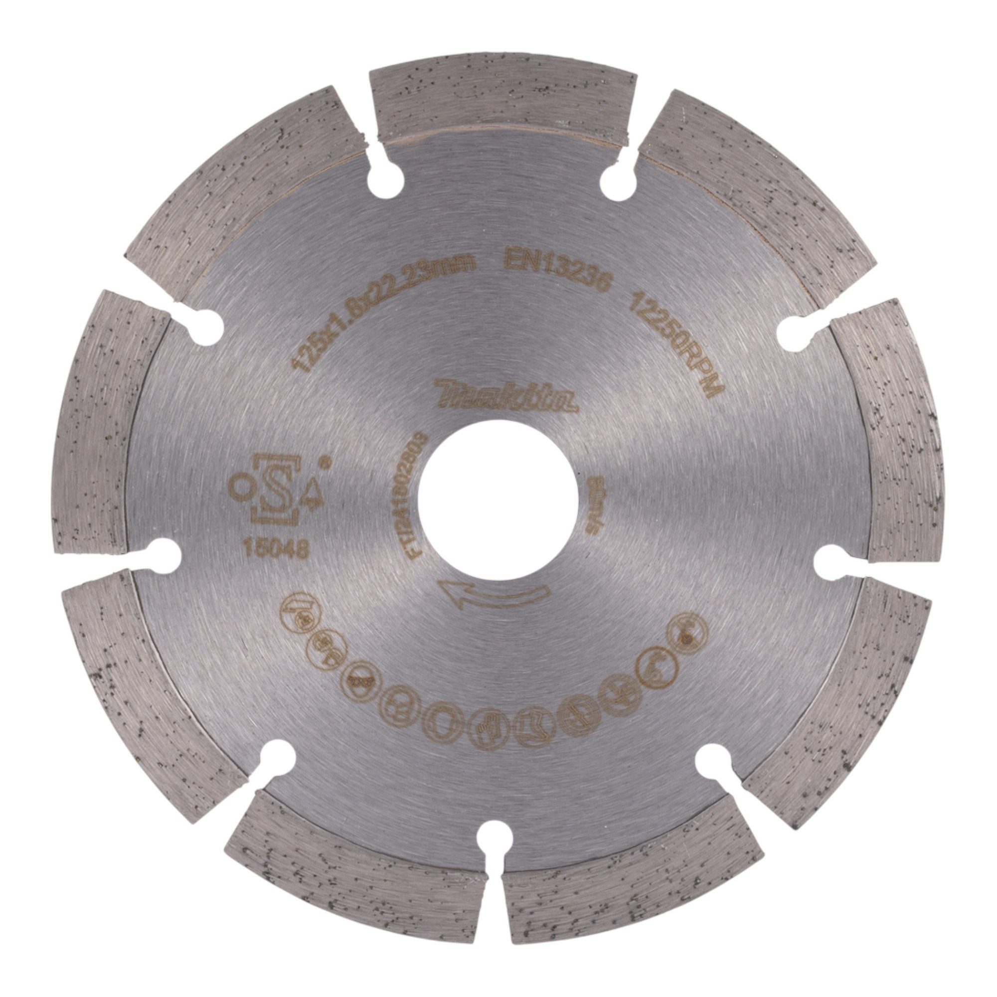 Makita Diamanttrennscheibe Diamak 125 x 22,23 mm (D-80086) – Bild 2 von 2