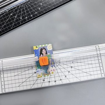 SOTOR Papierschneidegerät Papierschneider, Papierschneidemaschine Schneidegerät Automatischer, Zweischneidige Klinge, bis zu 10 A4-Blätter gleichzeitig