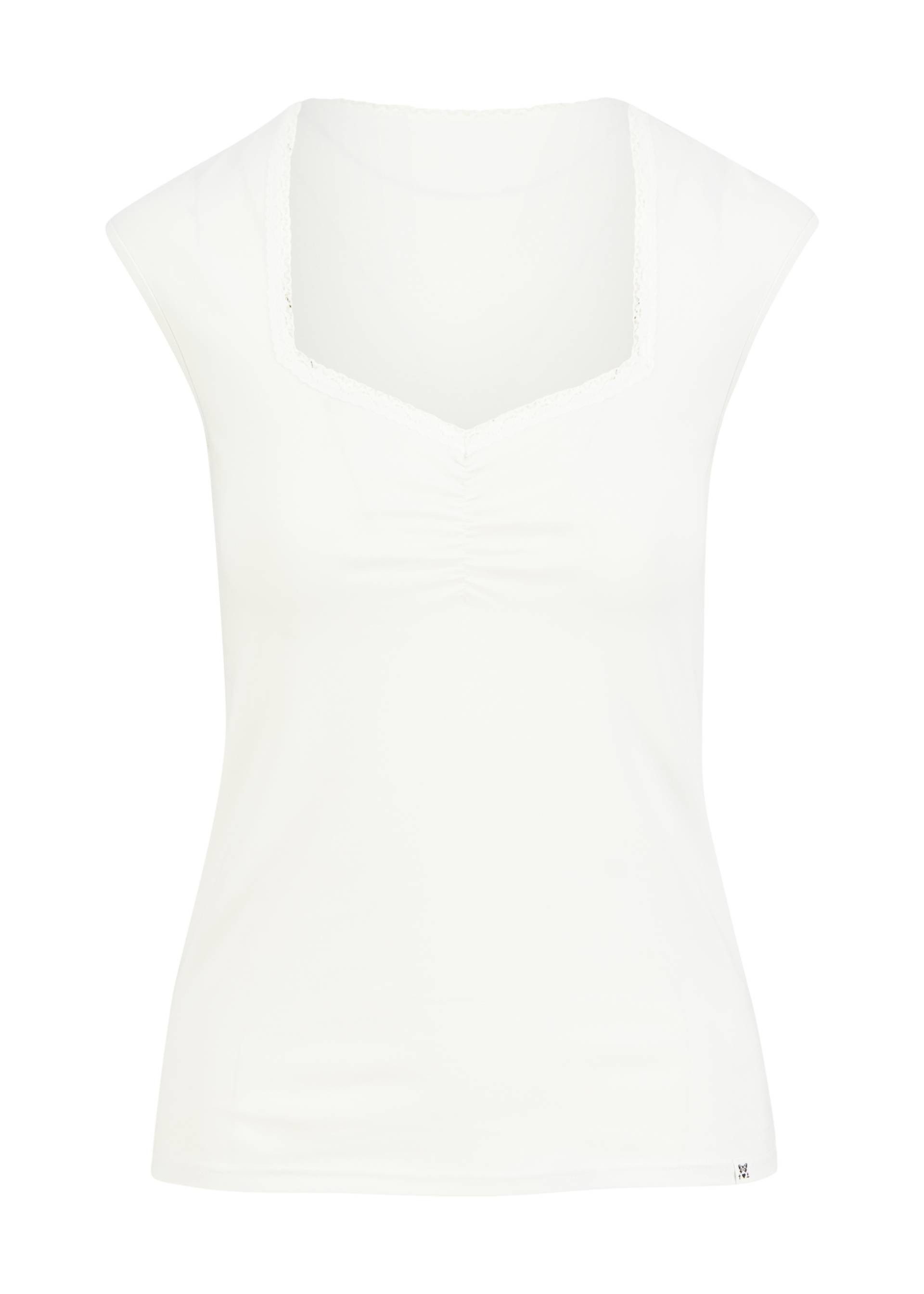 Blutsgeschwister T-Shirt - Damen Top mit Herzausschnitt - ärmelloses Sommertop - Let Romance Ru