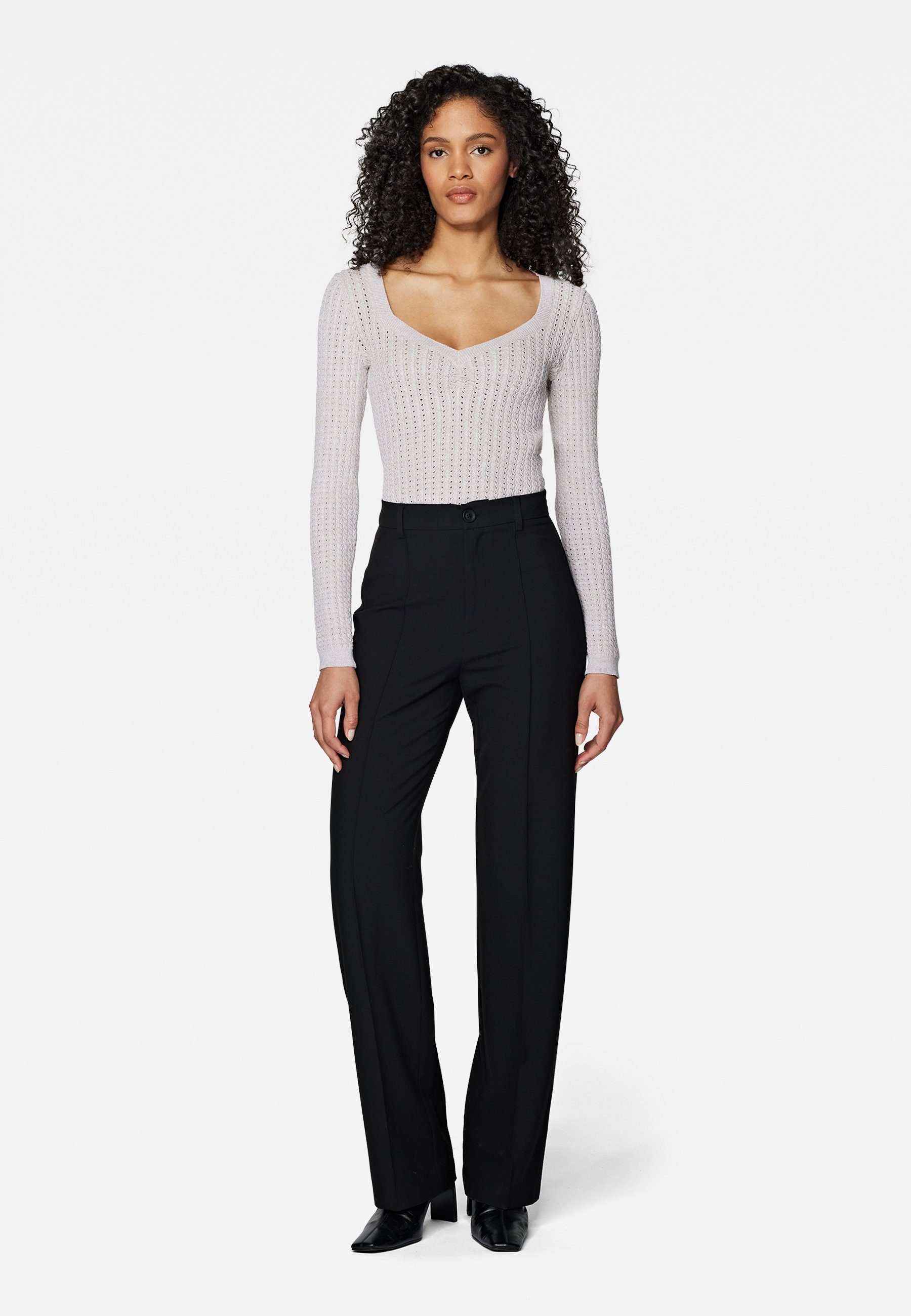 Mavi Damen Striped Sweater Pullover – Zeitloser Stil, Weicher Komfort, Verschiedene Farben
