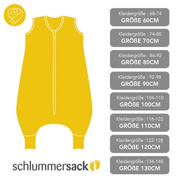 Schlummersack Kinderschlafsack, Ganzjahres Schlafsack mit Füßen, 2.5 Tog OEKO-TEX zertifiziert