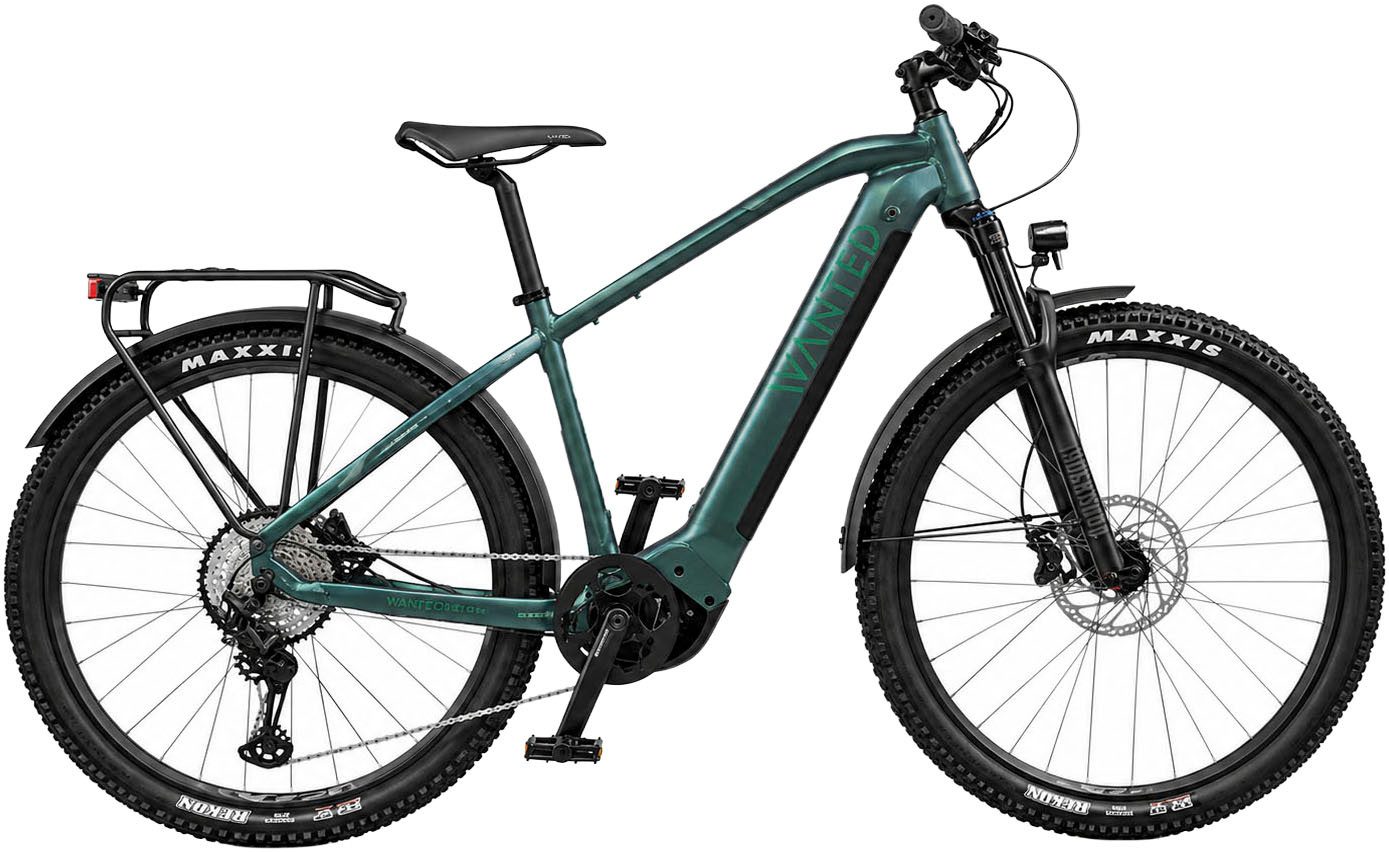E-Bike Mountainbike WANTED CORVARA 29 Zoll – Bosch Performance Line CX Motor, RockShox