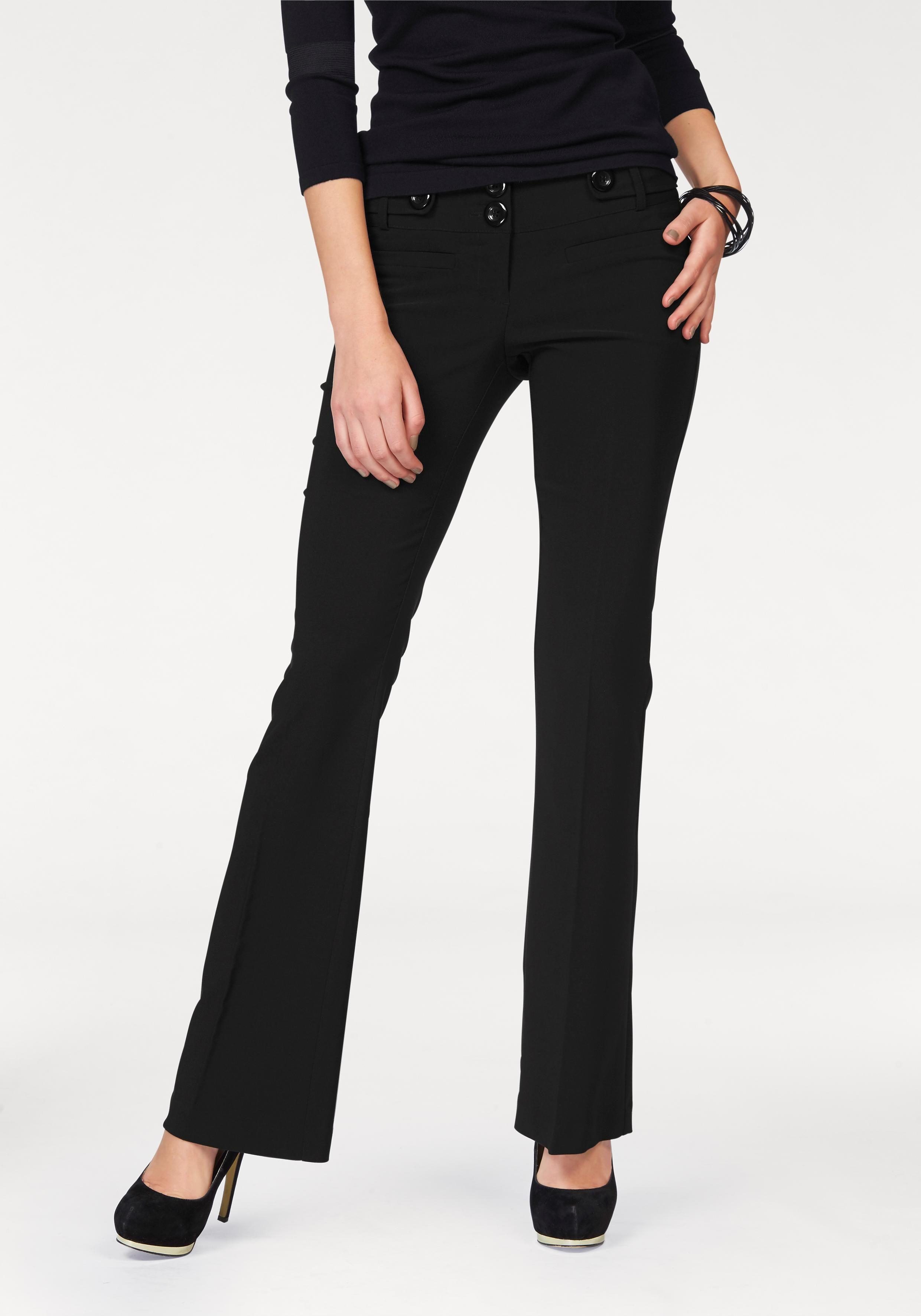 Schwarze Bootcut-Hosen für Damen online kaufen | OTTO
