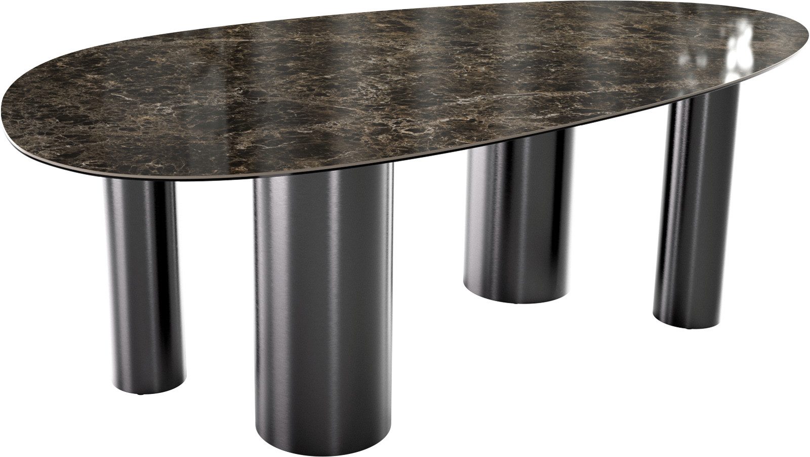 DELIFE Esstisch Edge, Oval Keramik Laminam® günstig online kaufen