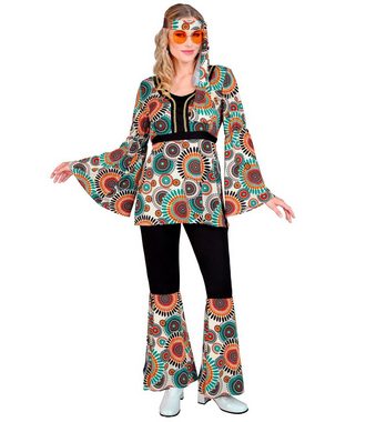 Widmann S.r.l. Kostüm Hippie Anzug 'Vintage' für Damen, Mehrfarbig