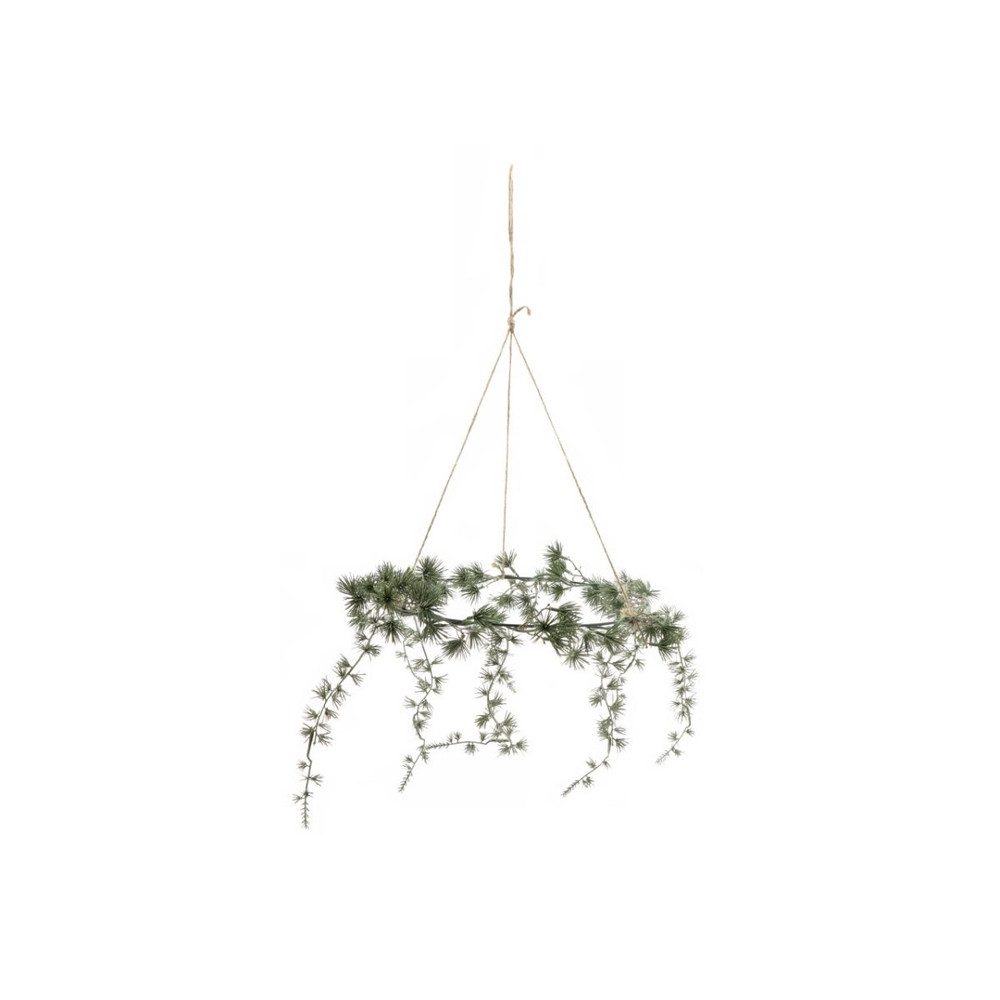 HBX Adventskranz Kieferkranz - Ø ca. 35 cm - zum Aufhängen - grün