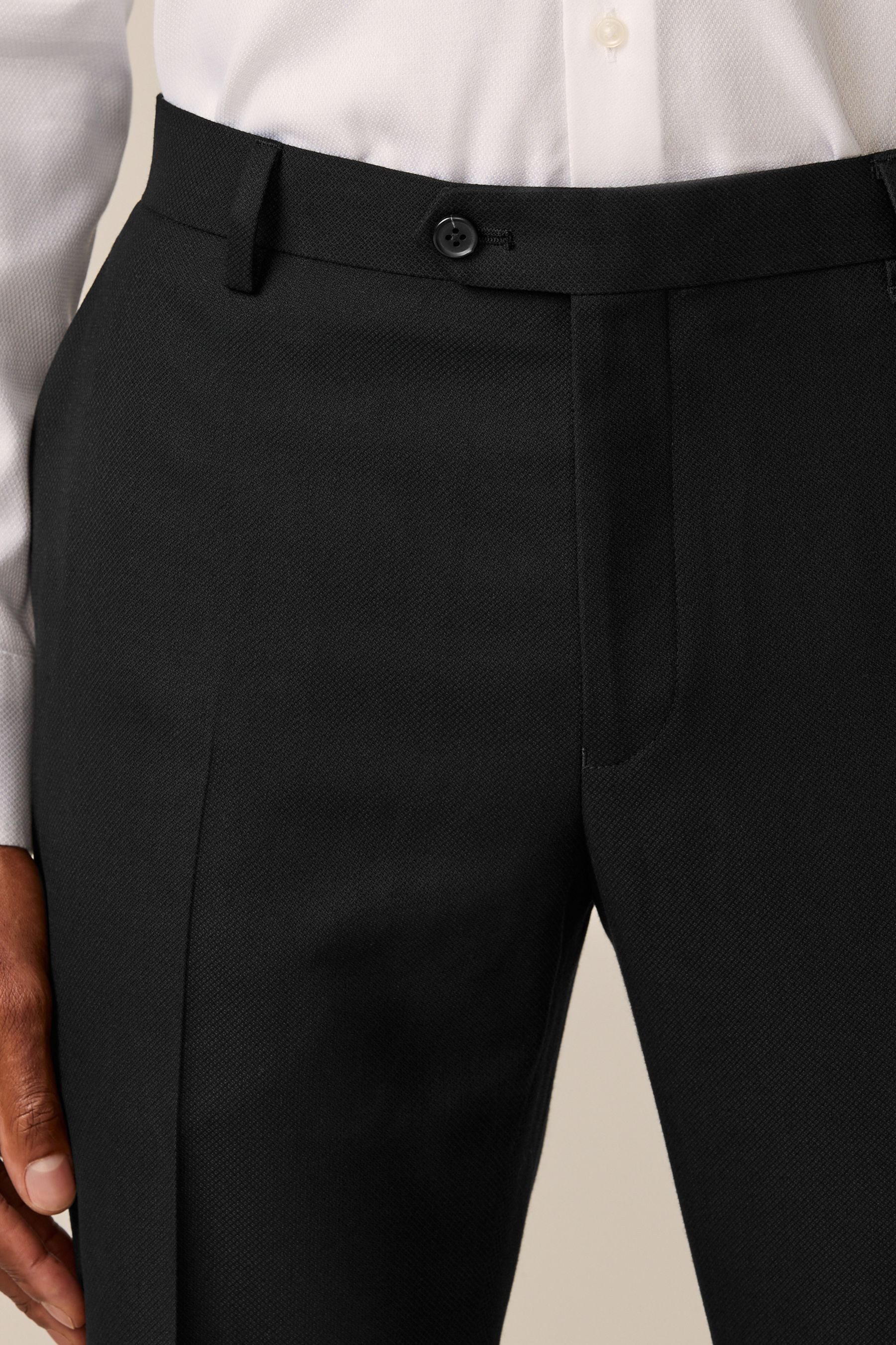 Next Anzughose Strukturierter Anzug: Slim Fit Hose (1-tlg)