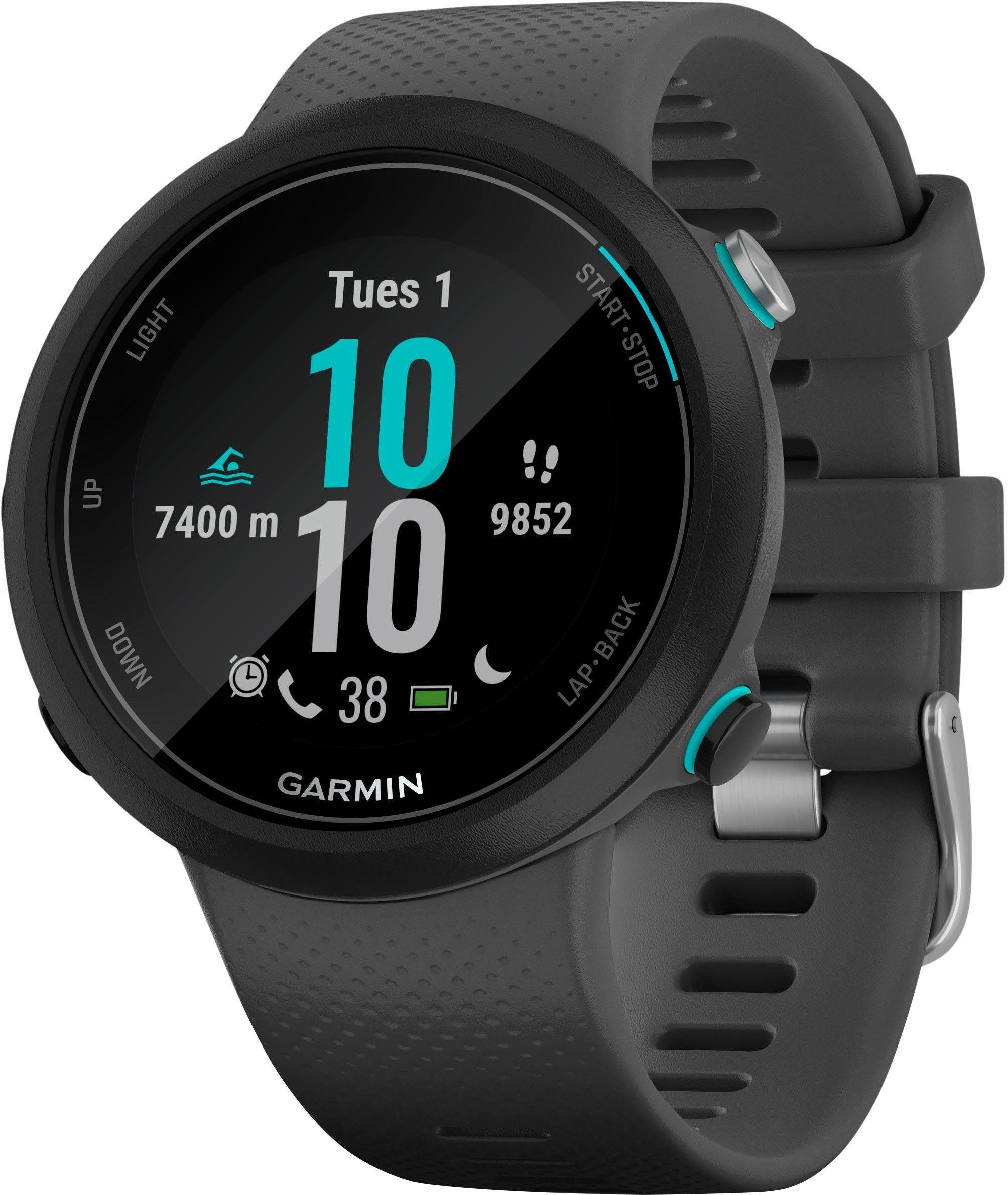 Swim2 mit Silikon-Armband 20 mm Smartwatch