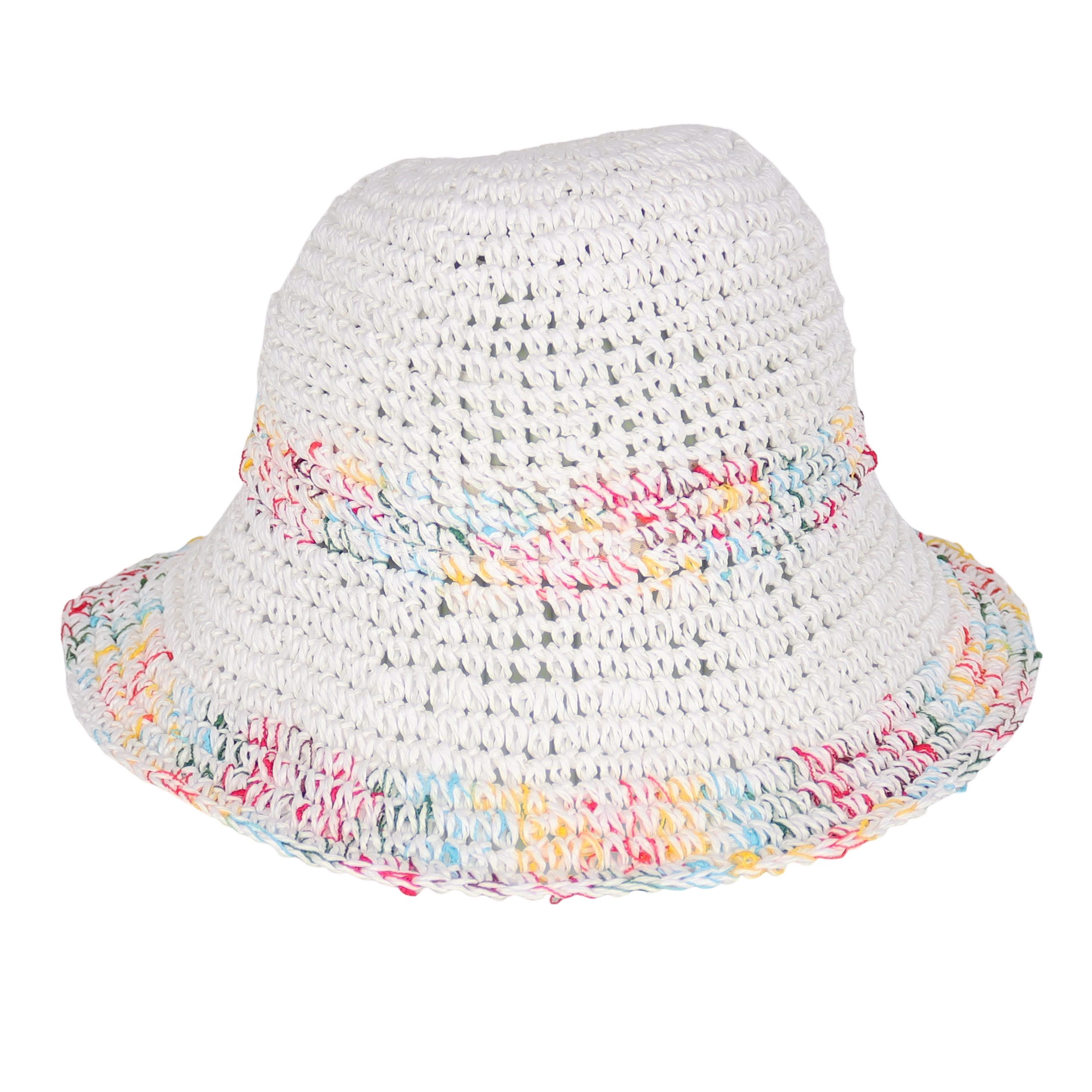 MIRROSI Strohhut Sonnenhut Sommerhut Strandhut Meliert günstig online kaufen