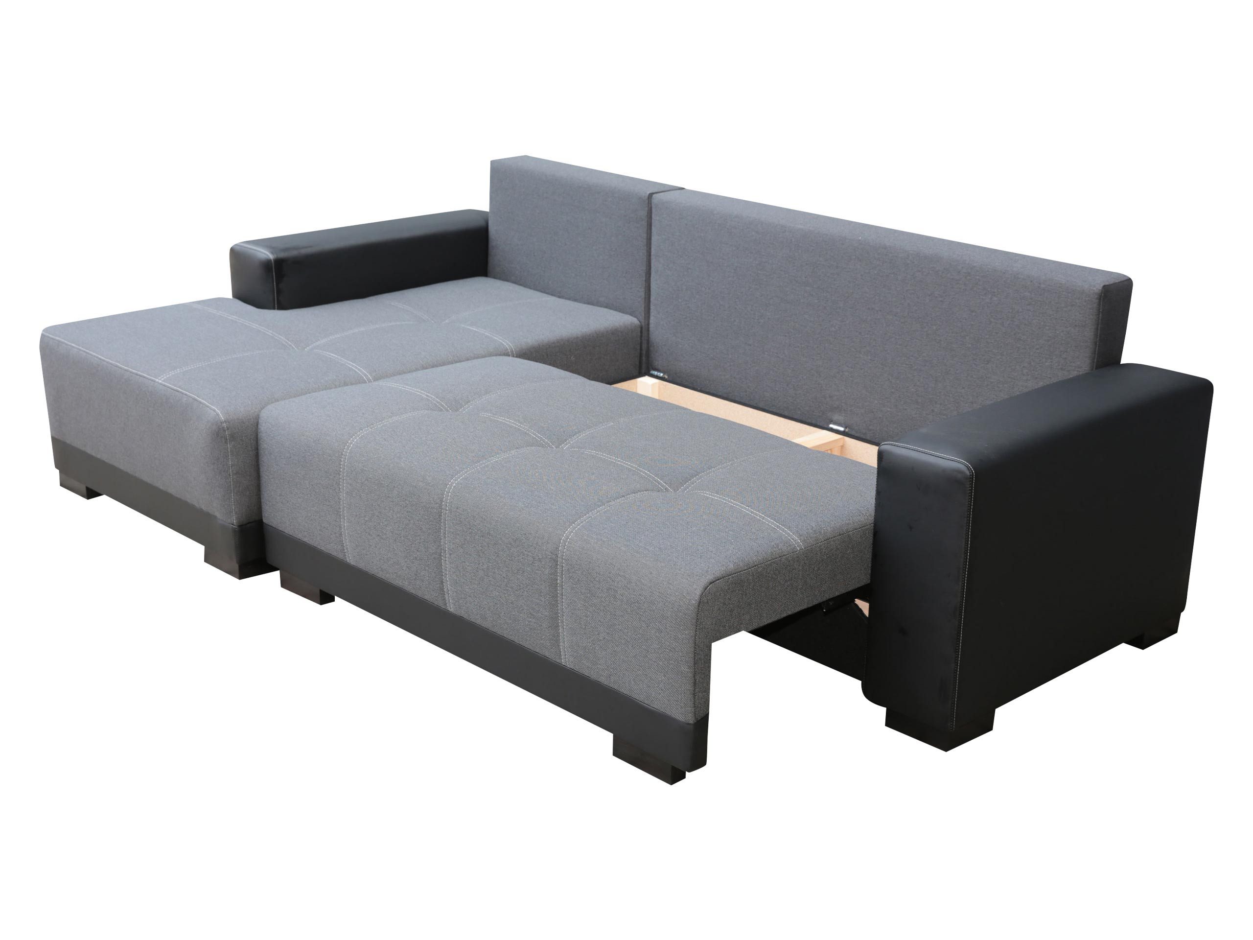 MIRJAN24 Ecksofa Dallas, mit Bettkasten und Schlaffunktion, 240x140x85 cm, L-Form