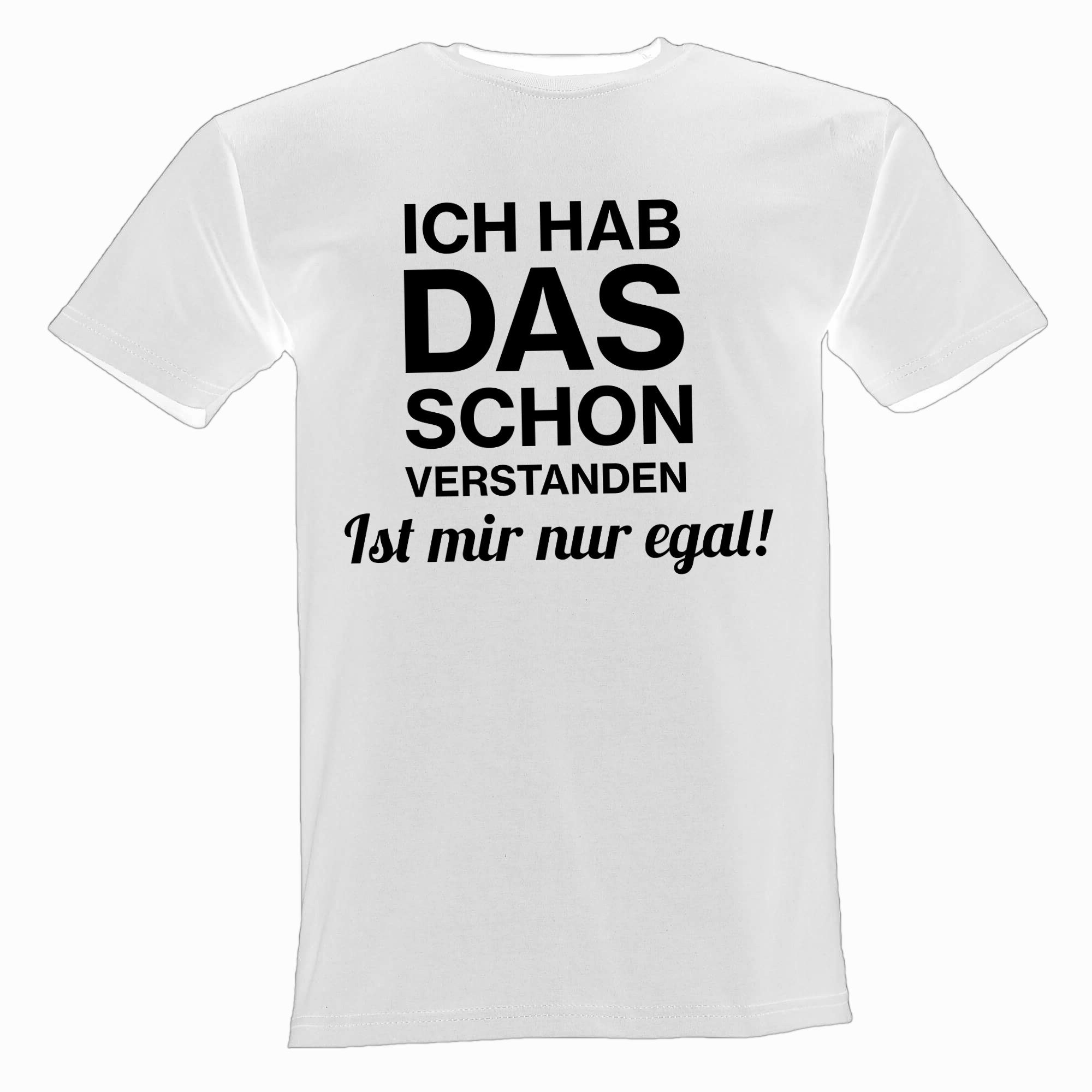 Lustige & Witzige T-Shirts T-Shirt T-Shirt Ist mir nur Egal Fun-Shirt Logo 12  T-Shirt, Lustig, Fun, Sprcuh, Motto, Logo