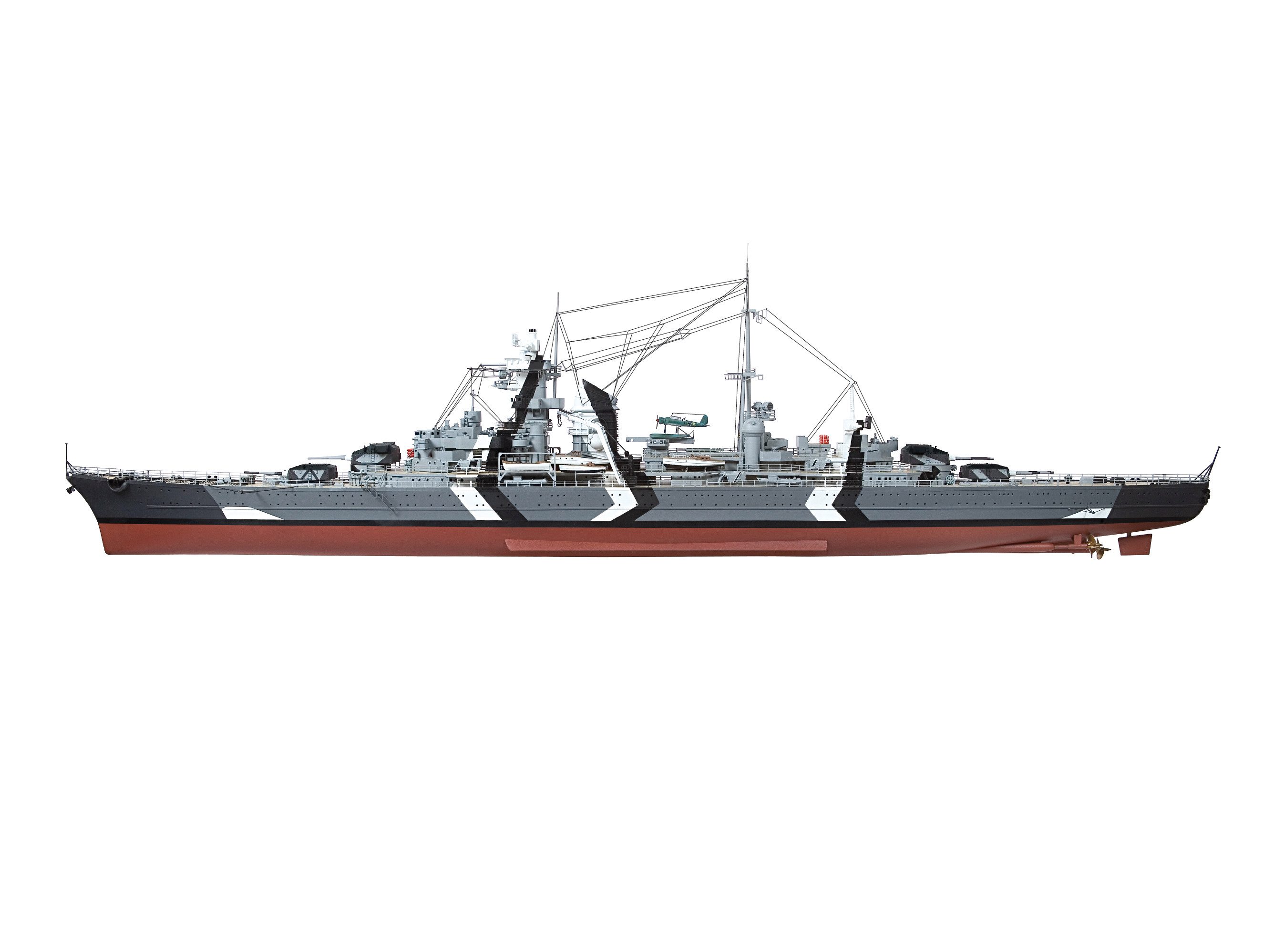 OcCre Modellbausatz Prinz Eugen Maßstab 1:200 Schiffsbausatz, (Schiff, 4003-tlg., Schiffsbausatz), Made in Europe