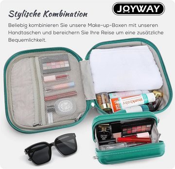 JOYWAY Kofferset 3 Teilig ABS-Hartschale Trolley Handgepäck Sets, 4 Rollen, mit TSA Schloss und 4 Rollen 1 Handtasche und 1 Nackenkissen