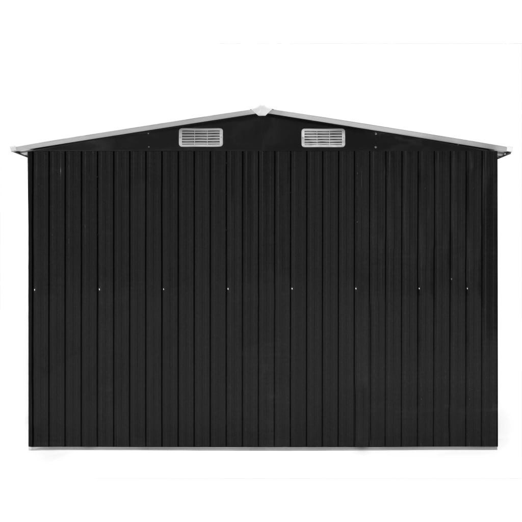 vidaXL, Gerätehaus 257x298x178 cm Metall Anthrazit