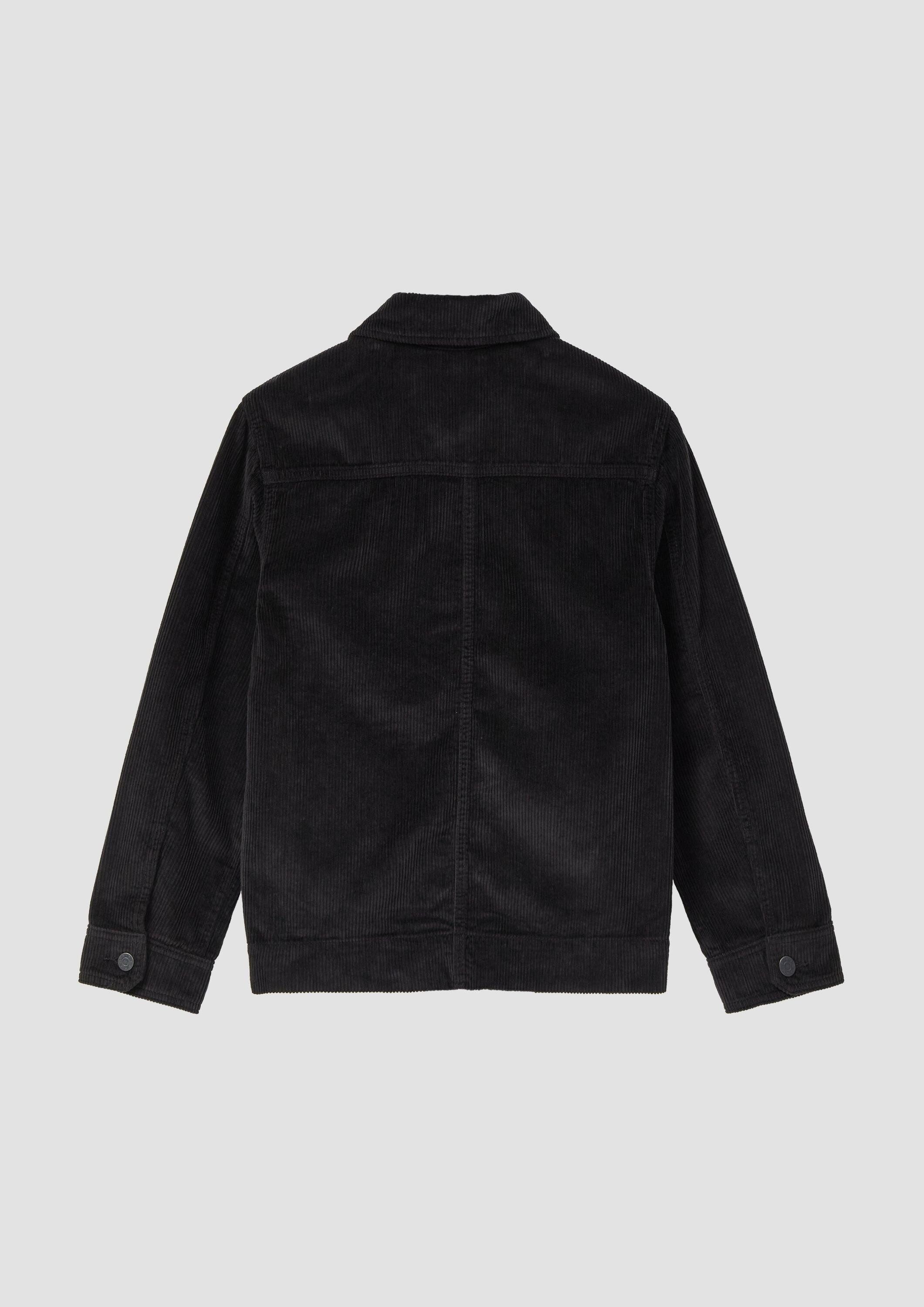 s.Oliver Hemdjacke Indoor-Jacke Overshirt aus Cord im Loose Fit
