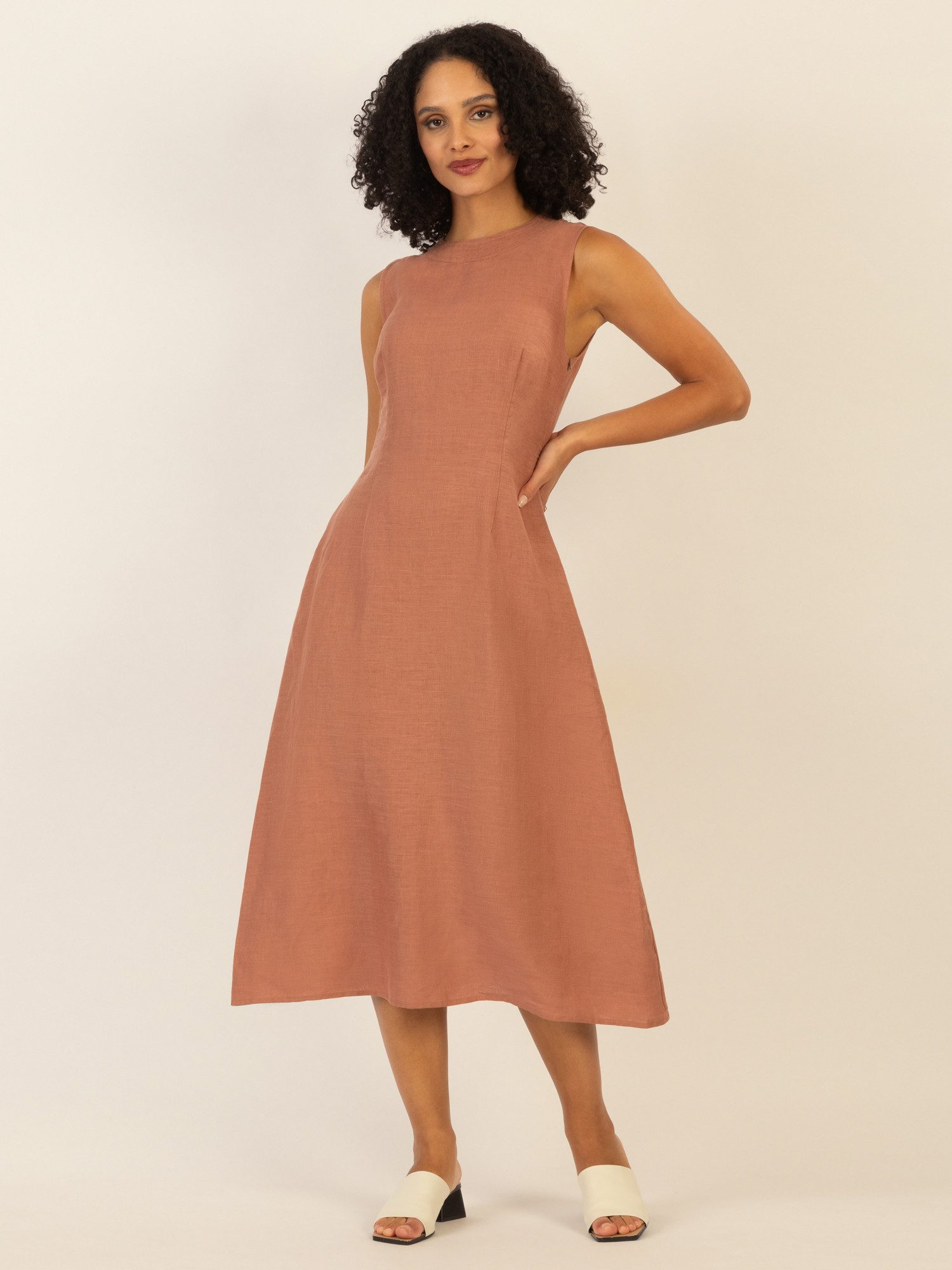 mint & mia Sommerkleid mit Rundhalsausschnitt günstig online kaufen