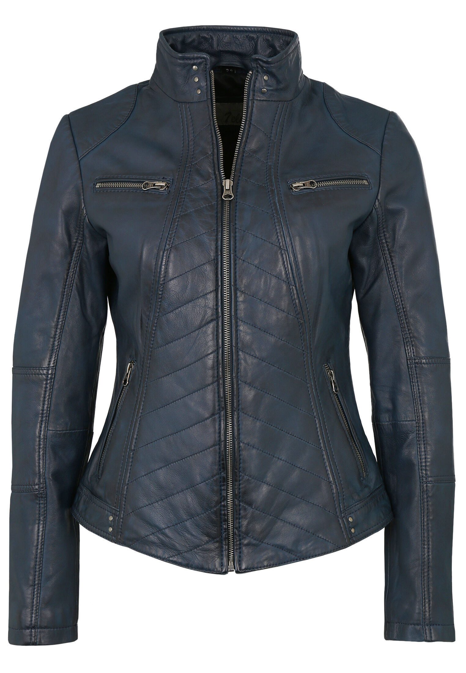 7eleven Lederjacke RENATE (1-St) mit Stehkragen günstig online kaufen