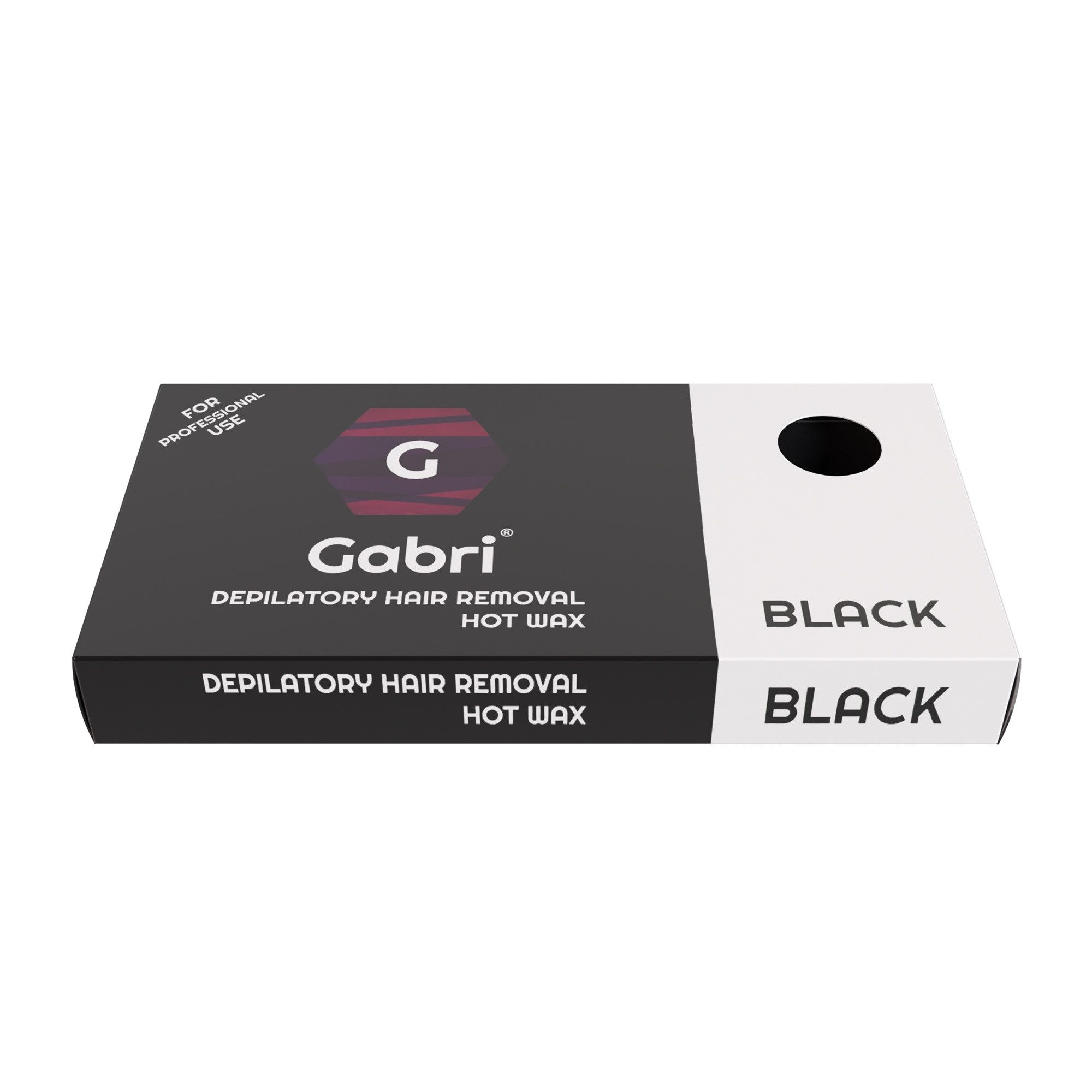 Gabri Professional Enthaarungswachs Gabri Professional - Hair Removal Hot Wax Black 500g