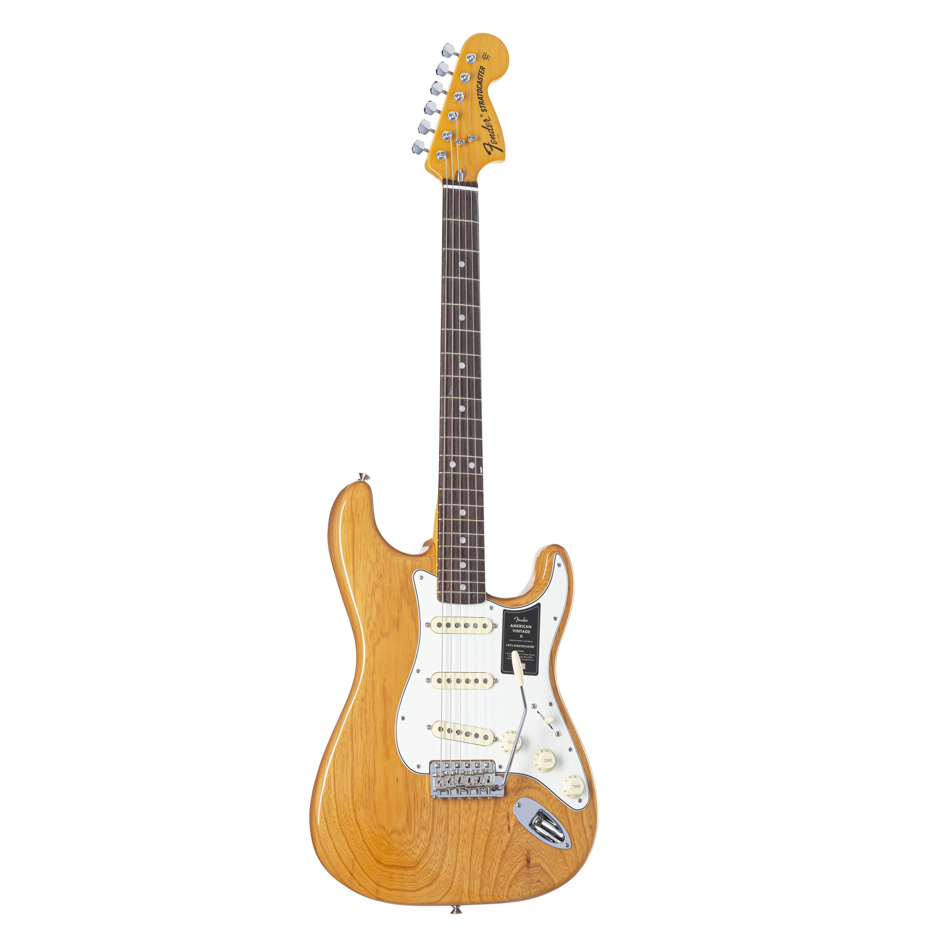 Fender E-Gitarre, American Vintage II 1973 Stratocaster RW Aged Natural - E-Gitarre