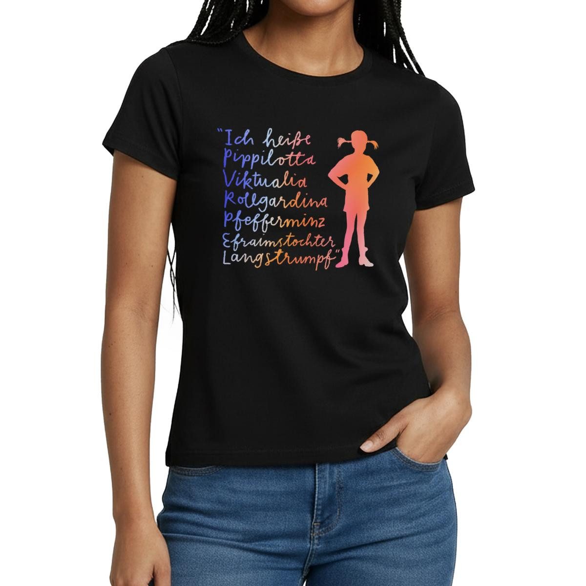 T-Shirt Pippi Langstrumpf Ich Heiße … Frauen T-Shirt