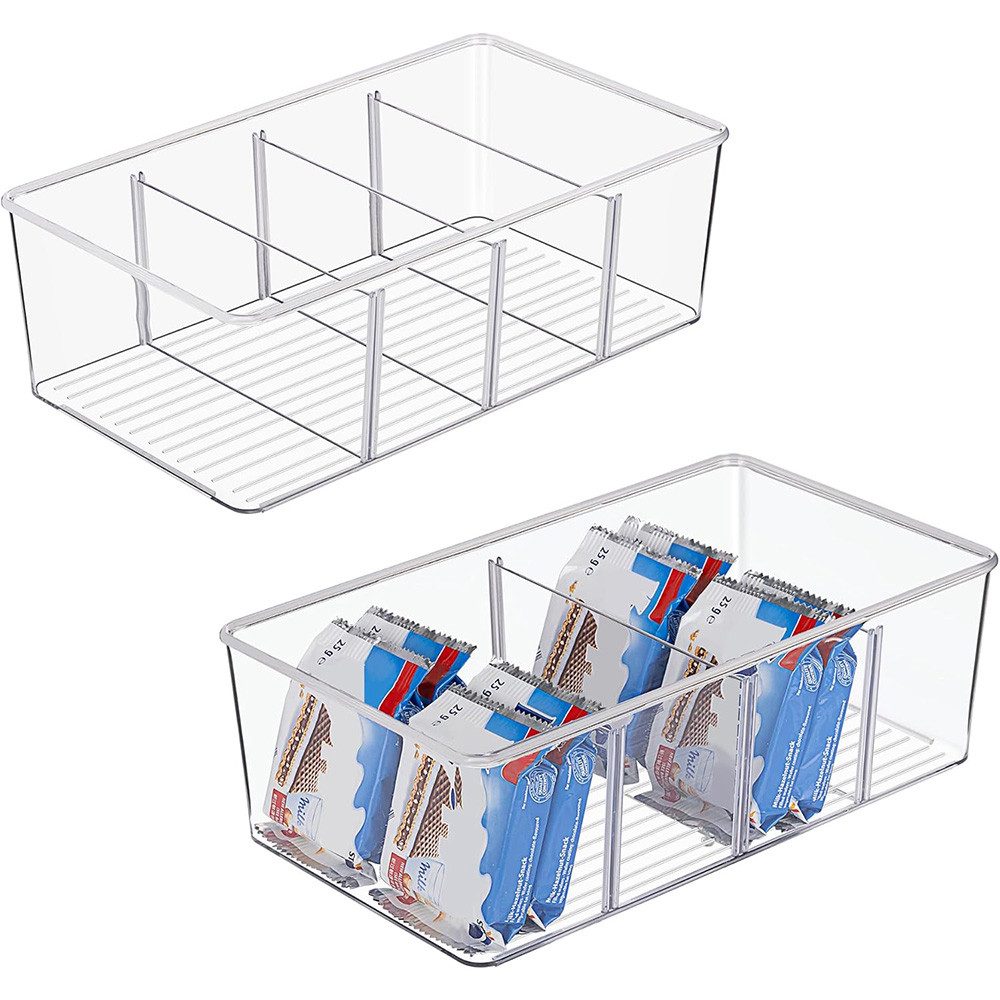 TUWENA Aufbewahrungsbox Vorratsschrank-Organizer und Aufbewahrung, Snack-Organizer (2 St)
