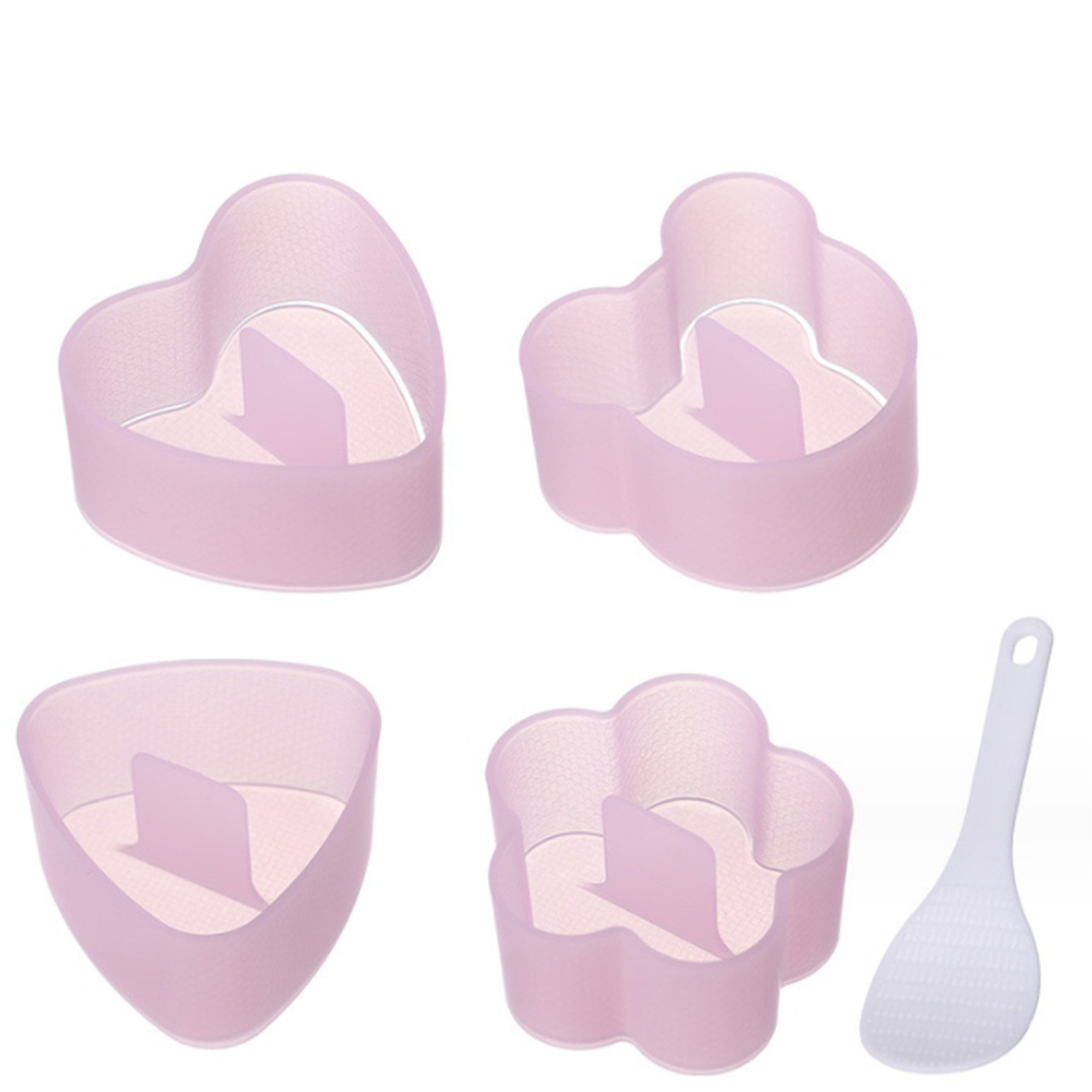 KINSI Sushi-Roller Sushi Form Set 5-teilig - Mehrschichtige Reisform für Sushi Kugeln, (5-tlg), DIY Sushi Maker für Bento Box