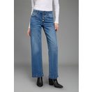 Bruno Banani Weite Jeans mit Elasthan-Anteil, aus Baumwollmaterial