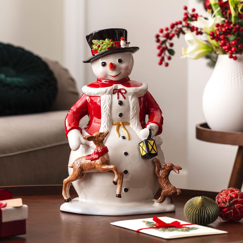 Villeroy & Boch Dekofigur Christmas Toys Memory Schneemann 14 x 12 x 37 cm günstig online kaufen