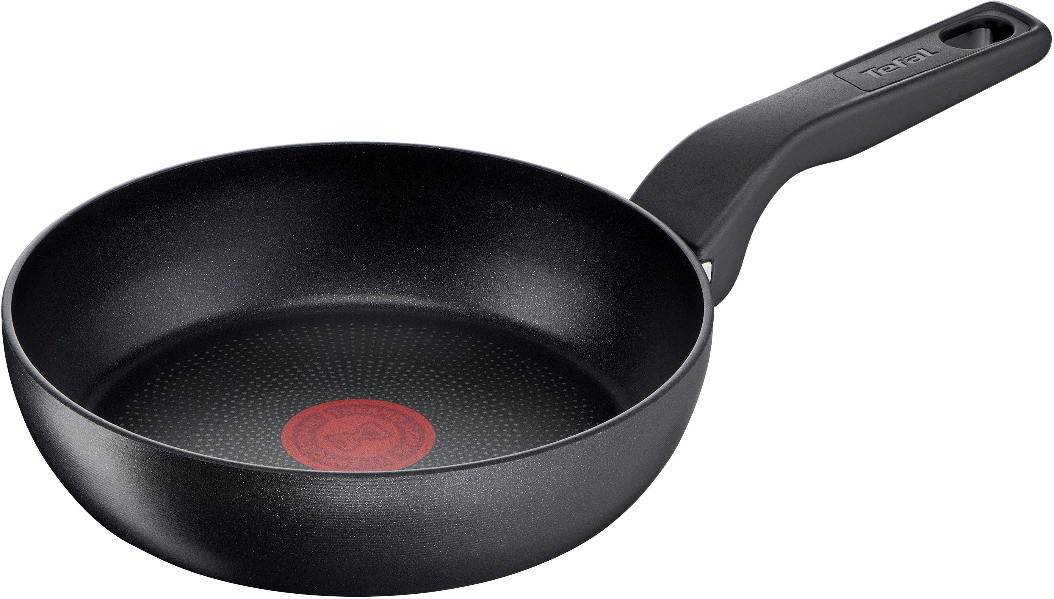 Tefal Bratpfanne Hard Titanium Pro, Aluminium, Antihaftversiegelung, Induktion, Temperaturanzeiger, Made In France