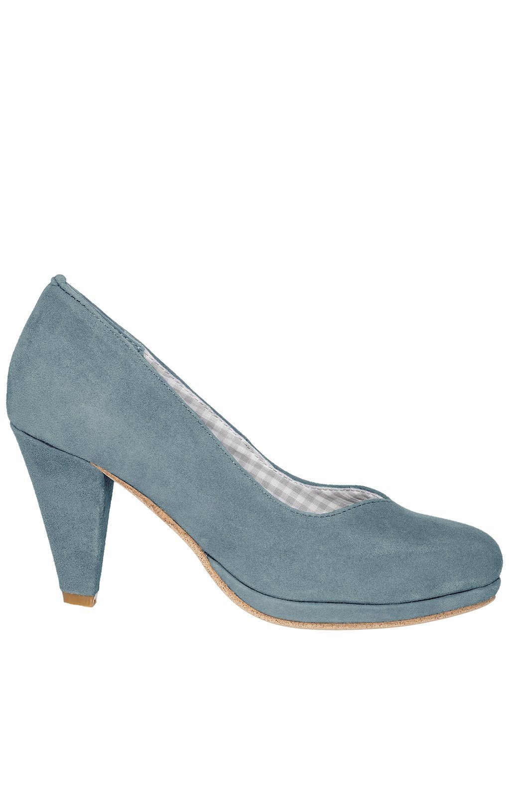 Dirndlschuh Hirschkogel Pumps 3006828-19 hellblau