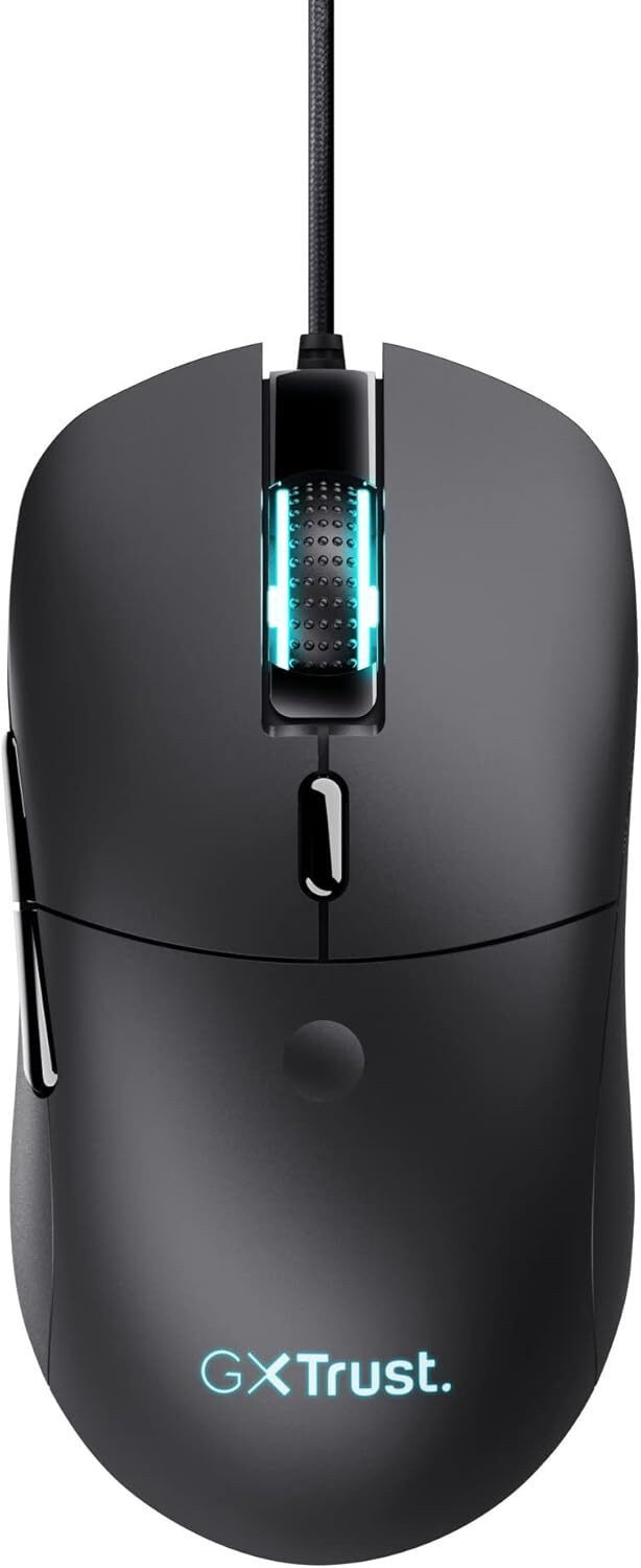 Trust Trust Gaming GXT 981 Redex Gaming Maus 6 Tasten RGB 10000 DPI Schwarz Maus (Mouse bis 10 000)
