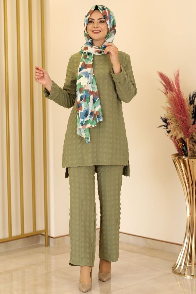 fashionshowcase Hosenanzug Sommerlicher Damen Longtunika-Anzug - günstig online kaufen