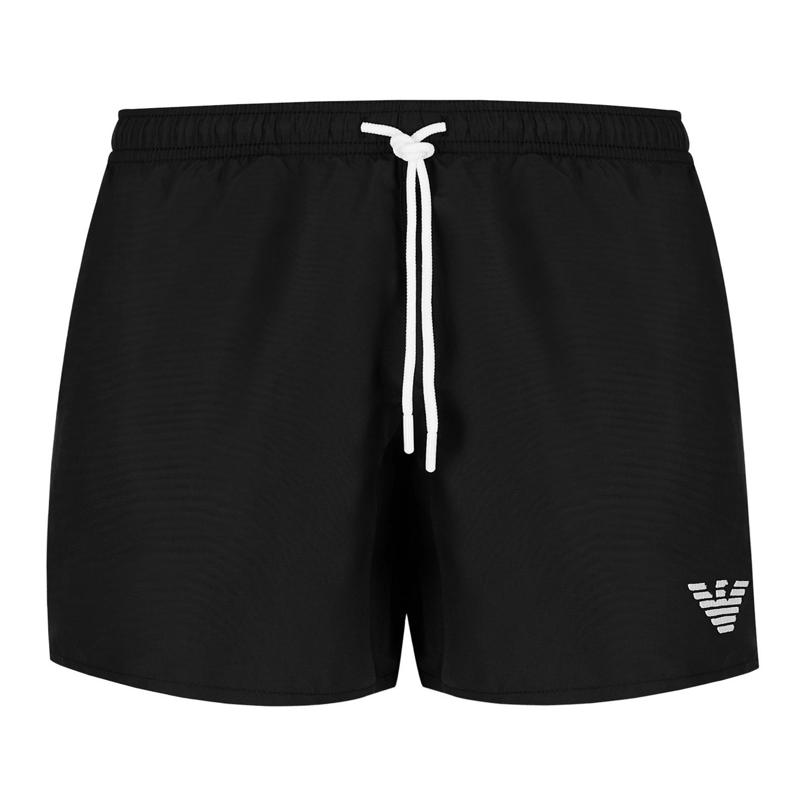 Emporio Armani Boxer-Badehose Mid Boxer Beachwear mit kleinem Markenlogo am linken Bein 00020 black
