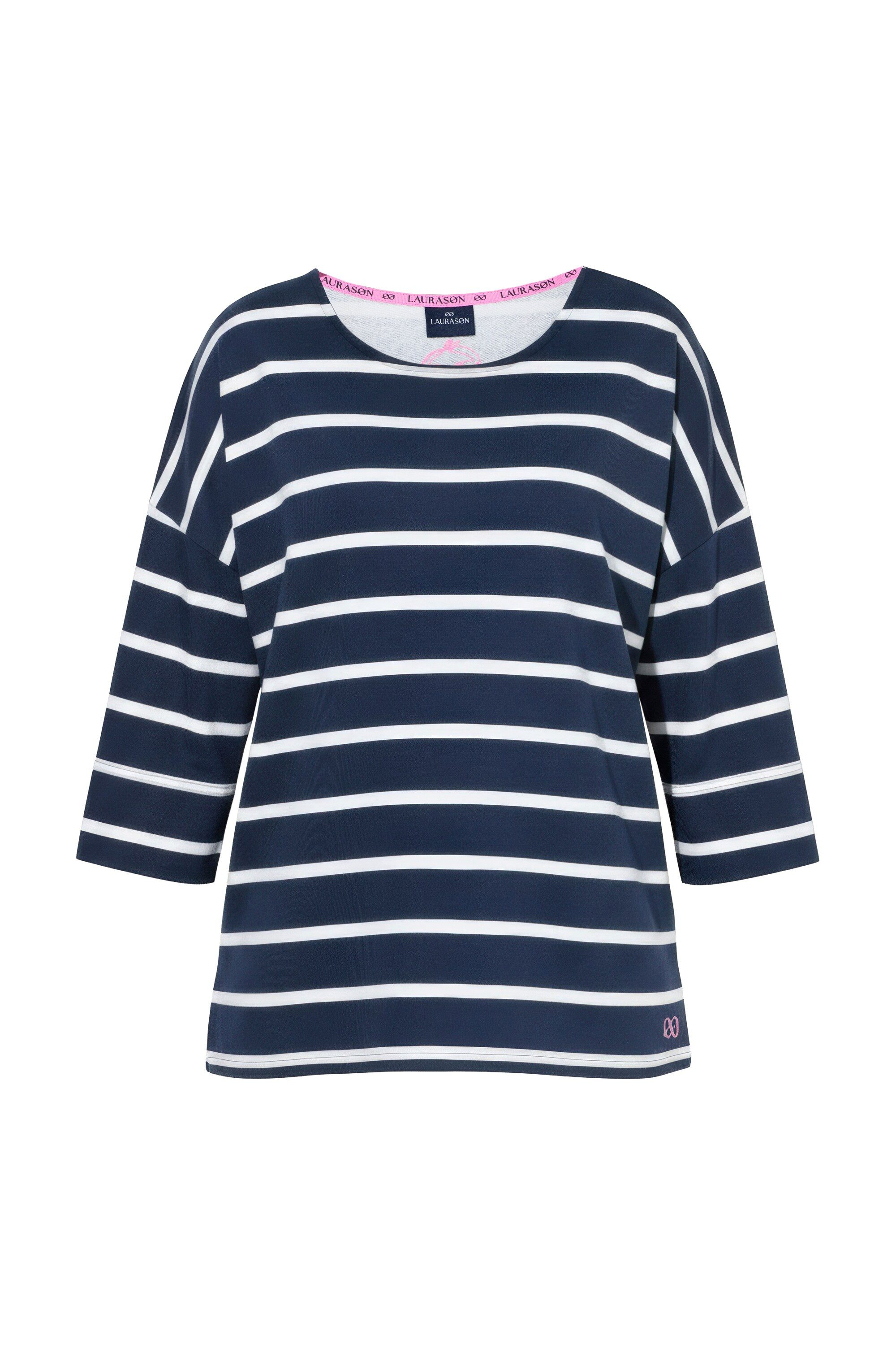 Laurasøn Sweatshirt Sweatshirt Ringel 3/4 Arm OEKO-TEX günstig online kaufen