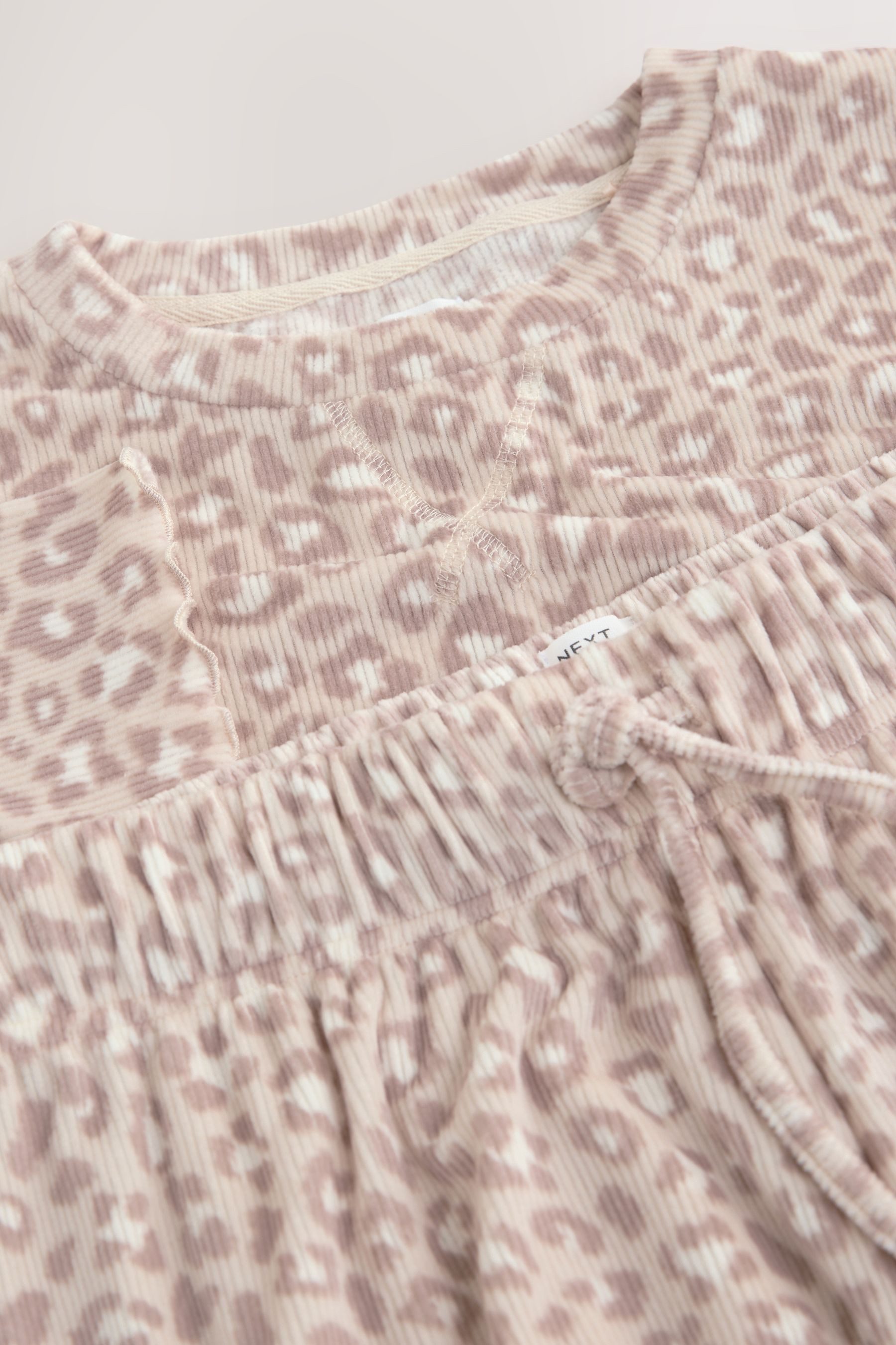 Next Pyjama Strukturierter Schlafanzug mit langen Ärmeln (2 tlg) günstig online kaufen