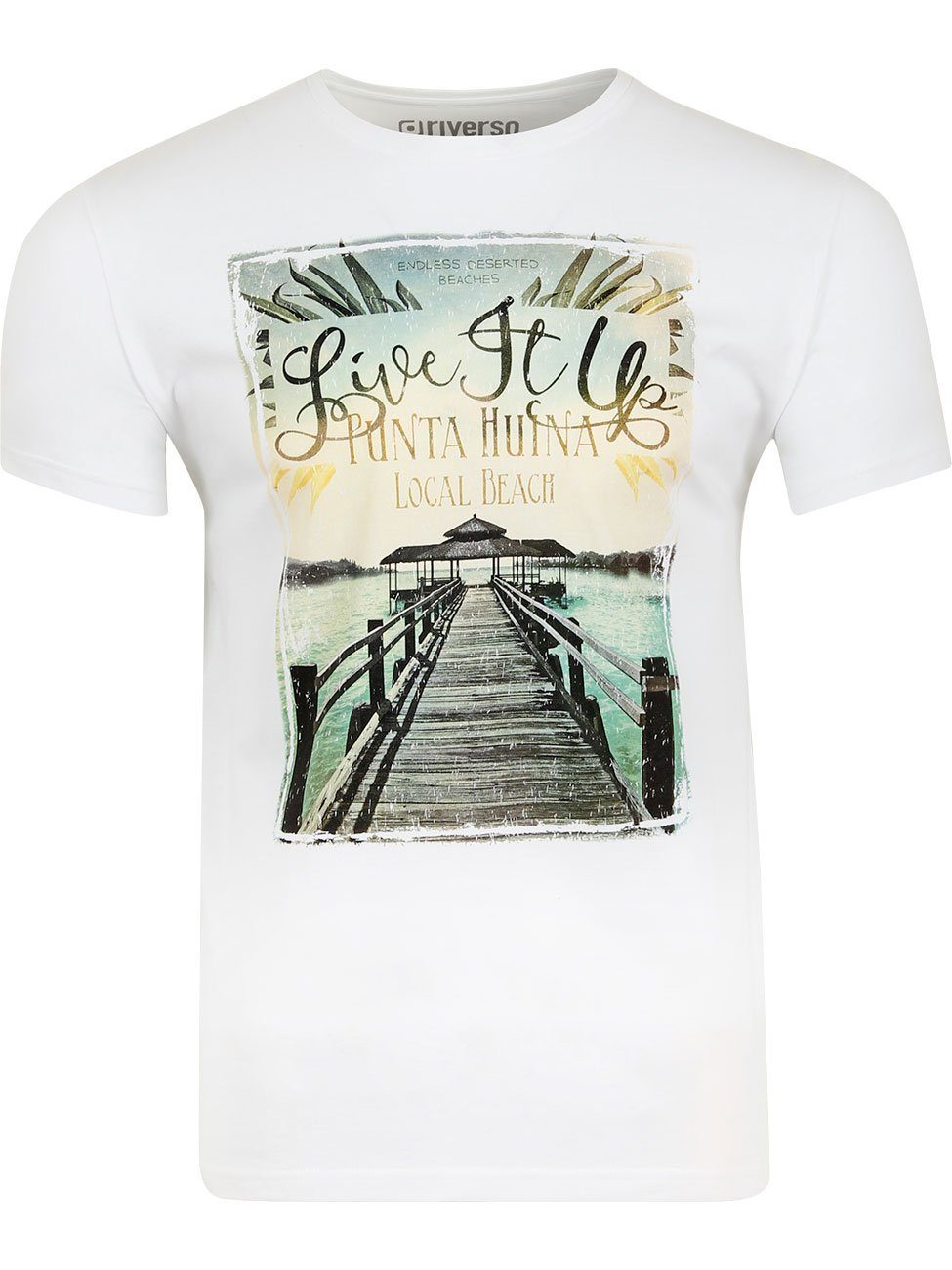 riverso T-Shirt Herren Fotoprintshirt RIVLukas Regular günstig online kaufen
