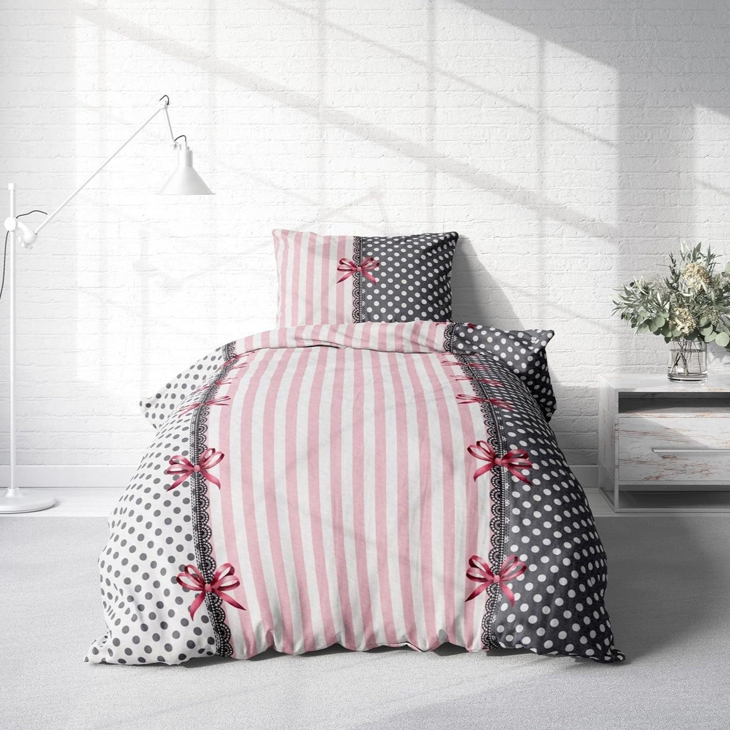 Buymax Bettwäsche Fleece Bettbezug-Set, Winterbettwäsche, Marie, Fleece, 3 günstig online kaufen