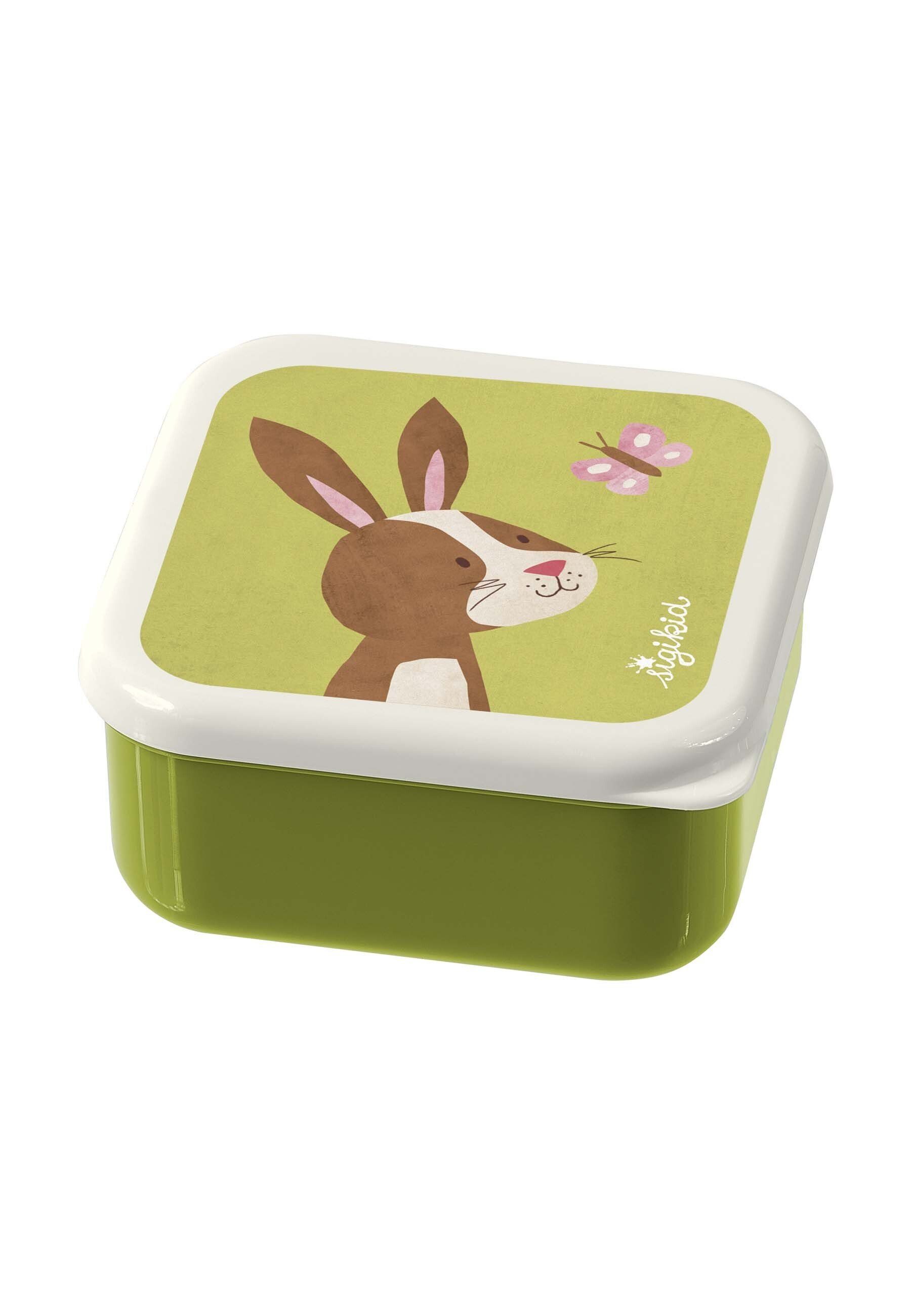 100% Lunchbox 3er-Set Polypropylen, grün Sigikid (3-tlg) Snackboxen, Kinder Lunchbox