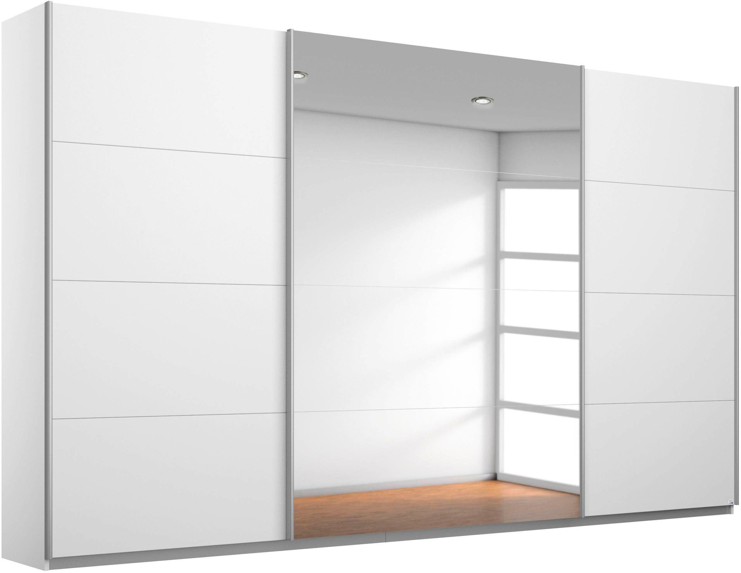 Schwebetürenschrank Kleiderschrank Schrank Garderobe CORTONA inkl. Inneneinteilung