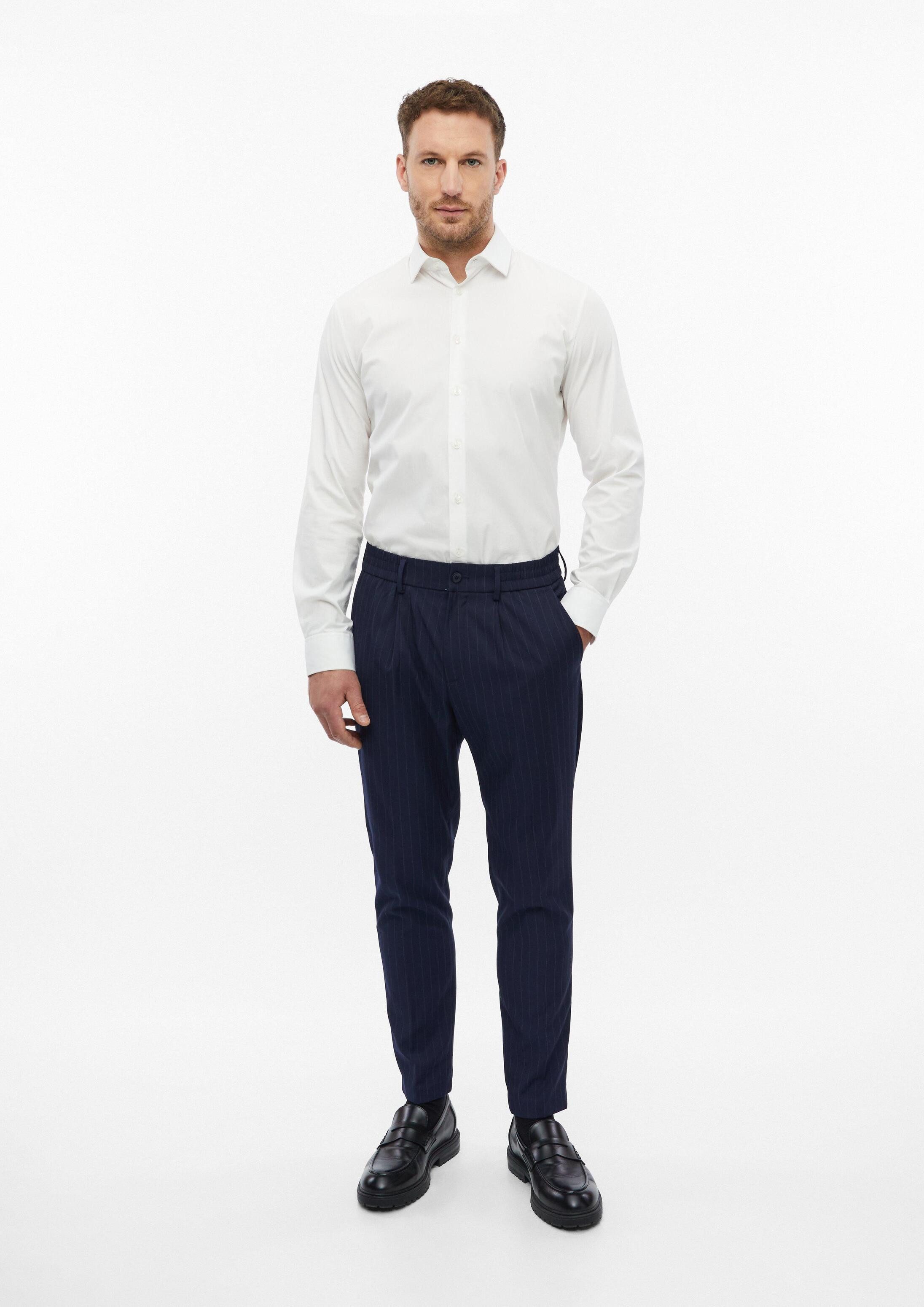 s.Oliver Chinos Anzughose S.OPURE s.O PURE: Anzughose im Regular Fit mit Bundfalten