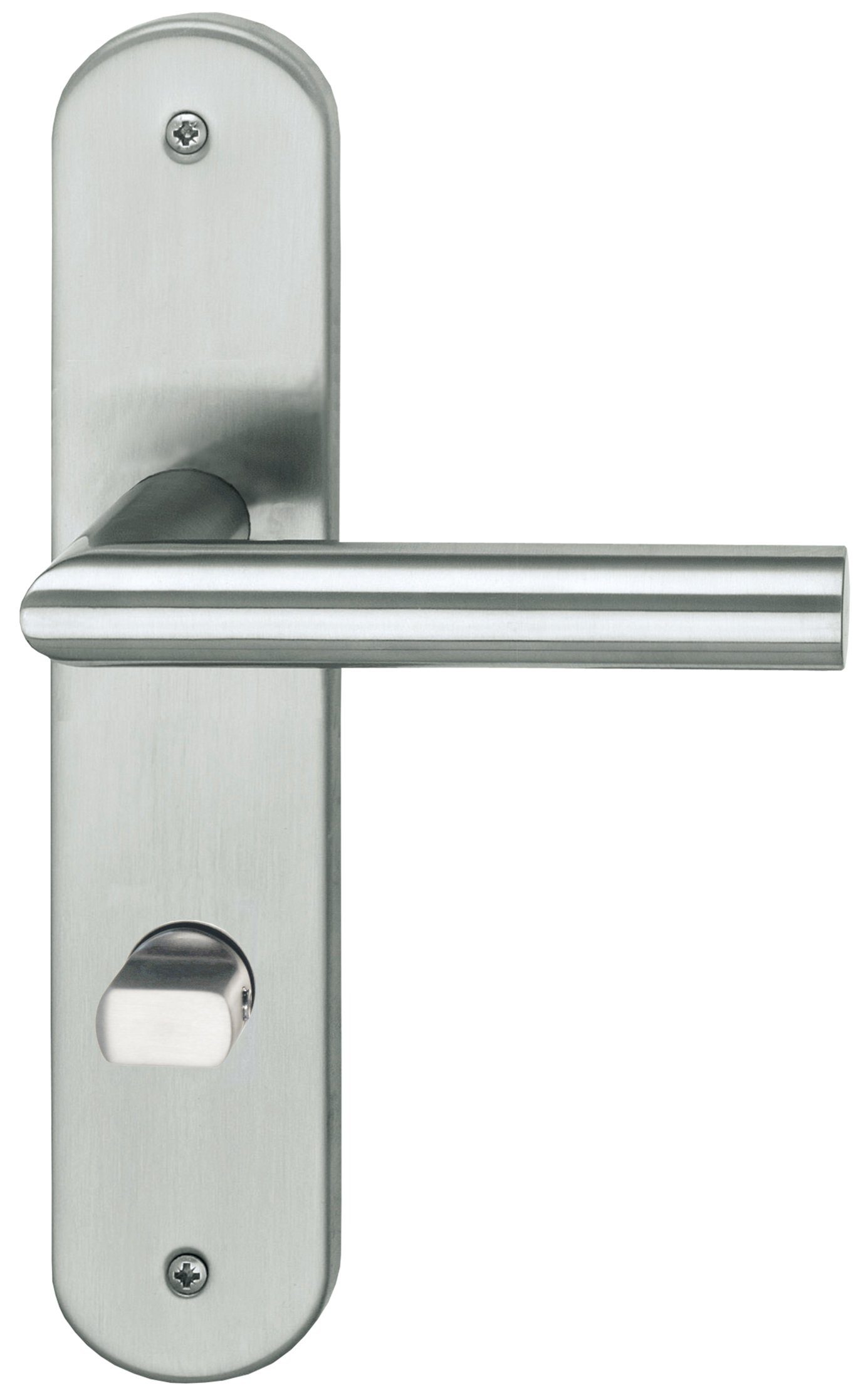 Alpertec Türbeschlag Renovierungsgarnitur für Bad/WC-Türen, inkl. WC-Riegel (1 St), Edelstahl satiniert