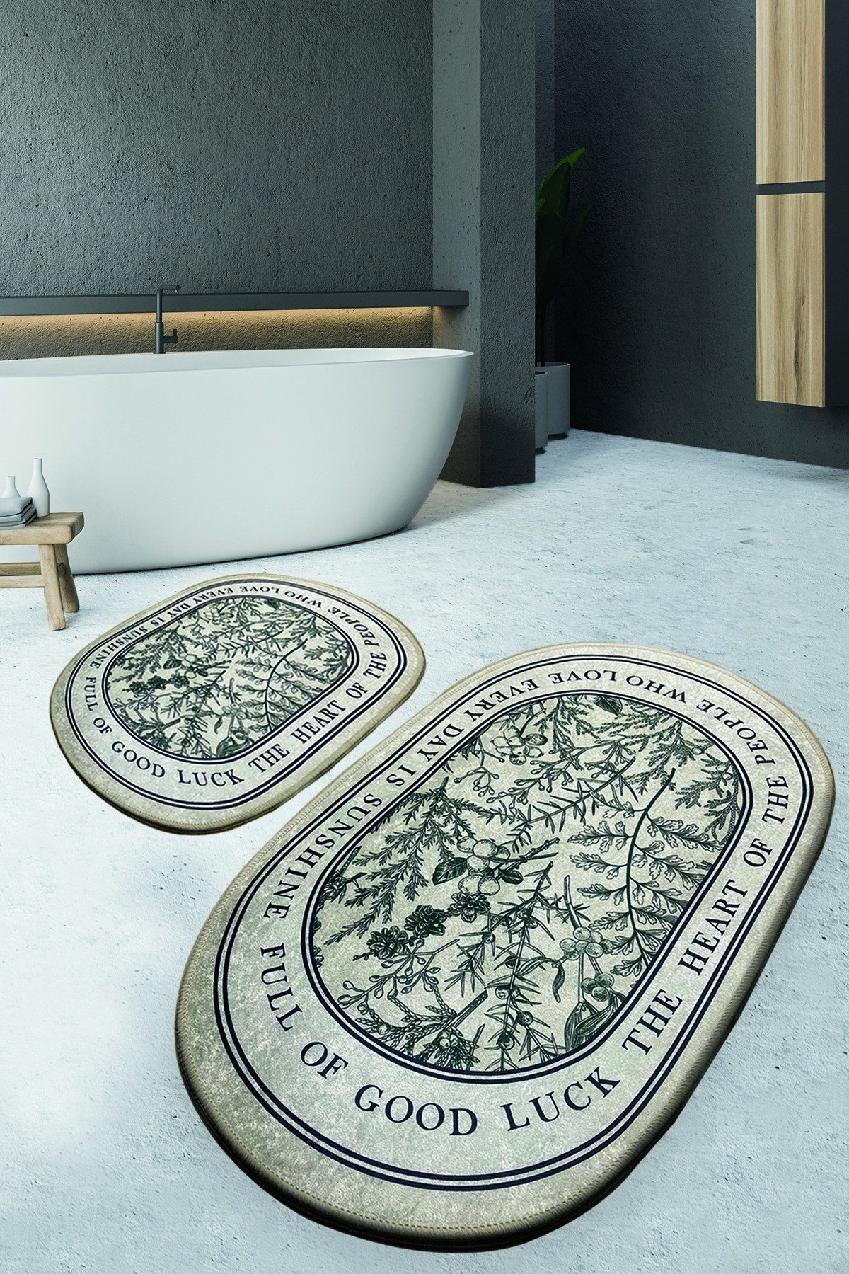 L'Essentiel Maison Badematte 100% POLYESTER, 60 x 100 cm (1 Piece) L2585