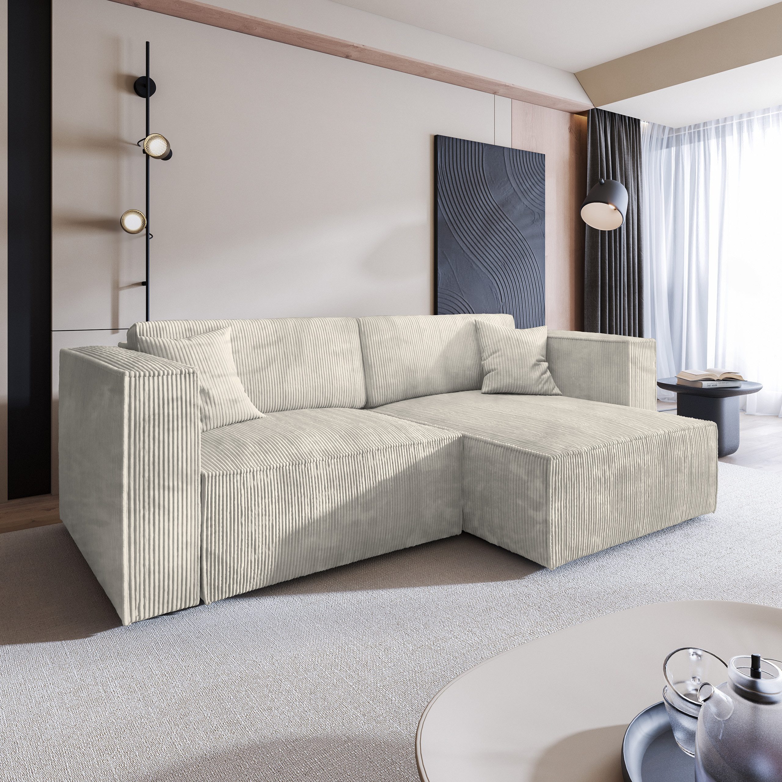 Masseno Ecksofa NERIO mit Schlaffunktion L-Form, günstig online kaufen