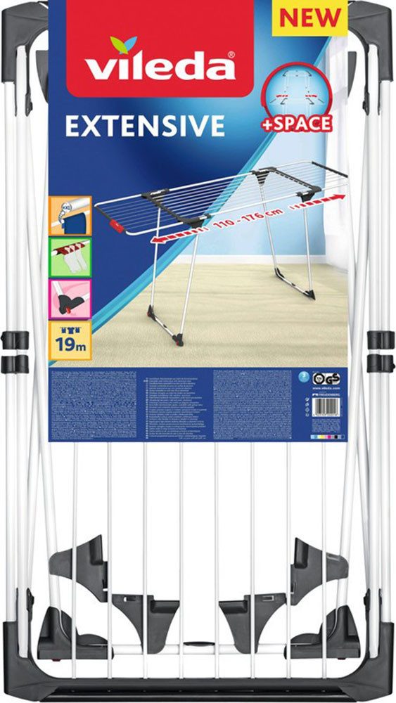 Vileda Wäscheständer Vileda EXTENSIVE Wäscheständer, flexibel ausziehbare F günstig online kaufen